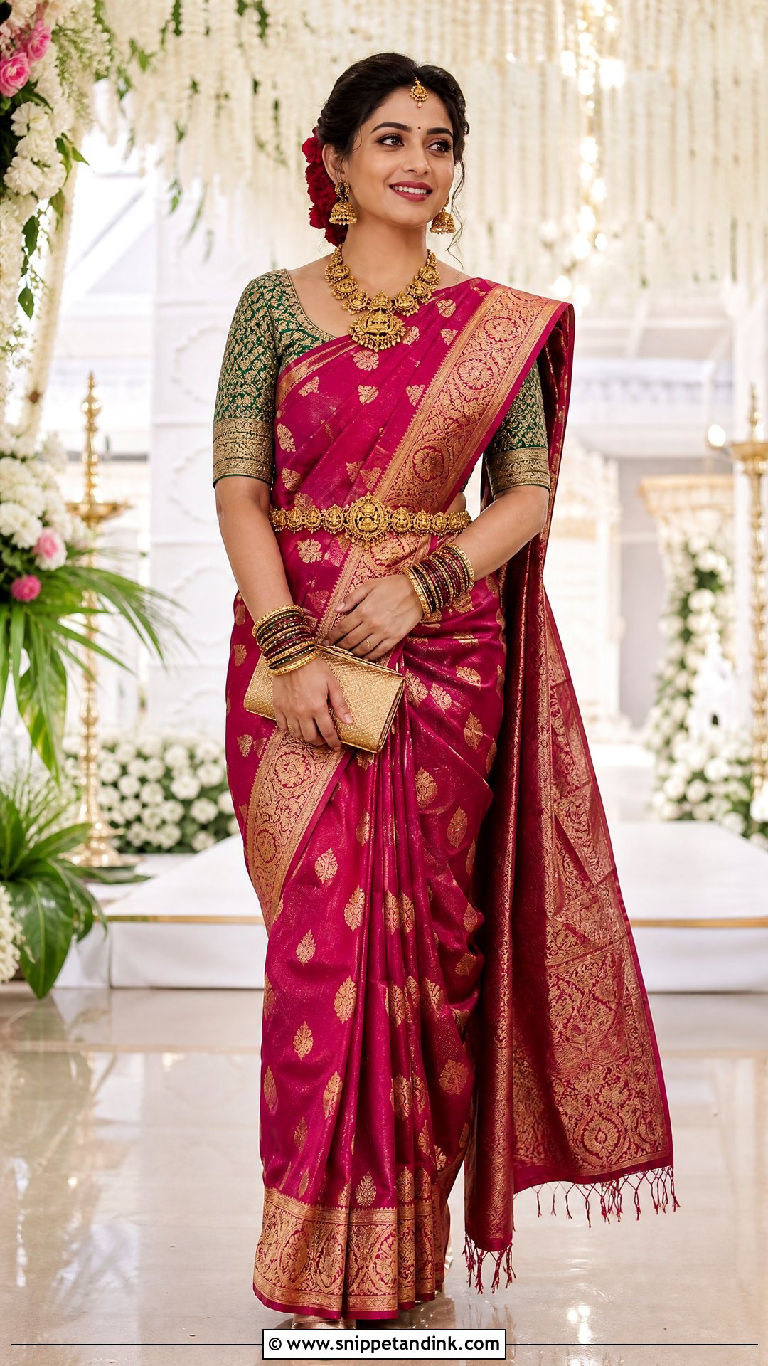Banarasi Saree For Indian Wedding - Snippet and Ink - 25 Trendy Indian Outfits for Wedding