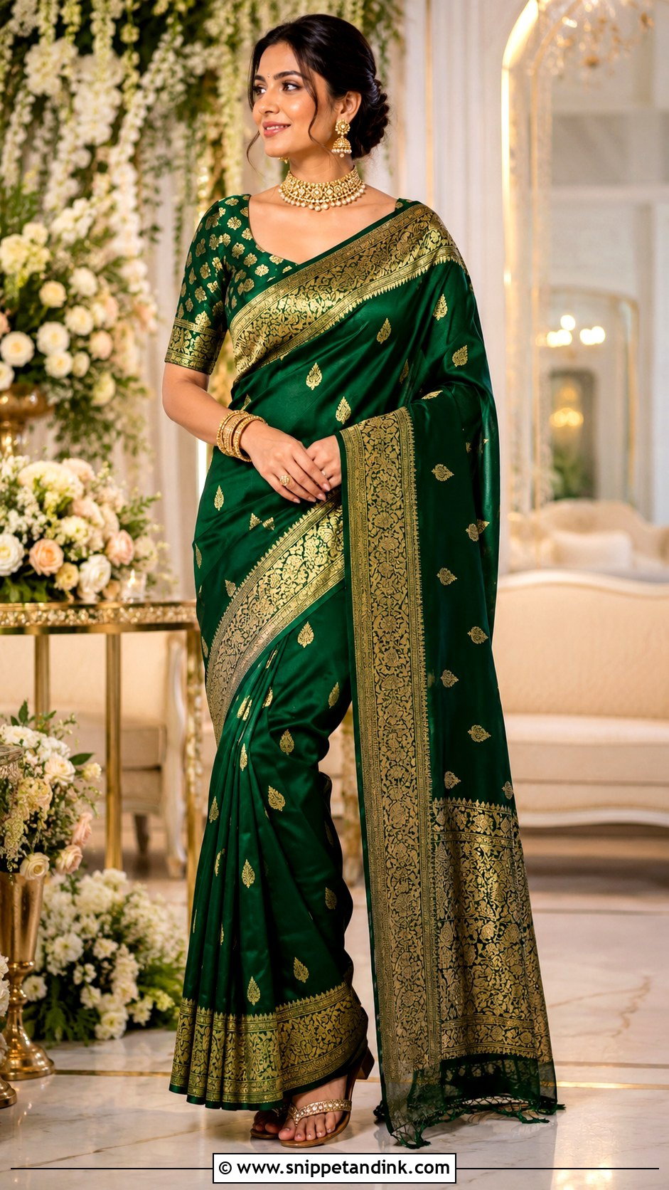 Banarasi Saree Outfit - Snippet and Ink - 25 Desi Wedding Shaadi Outfits