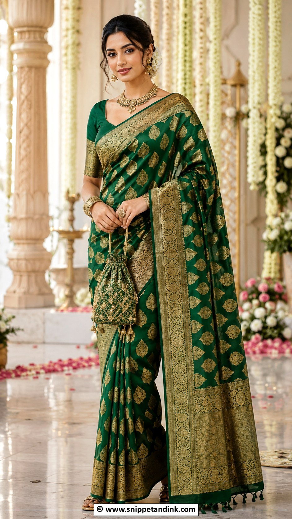 Banarasi Saree Shaadi Outfit - Snippet and Ink - 30 Shaadi Outfits