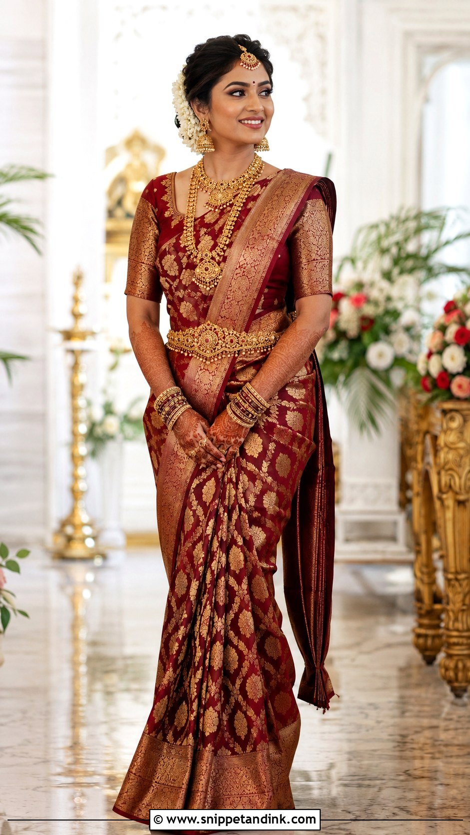 Banarasi Saree Telugu Bride - Snippet and Ink - 25 Traditional Telugu Bride Ideas