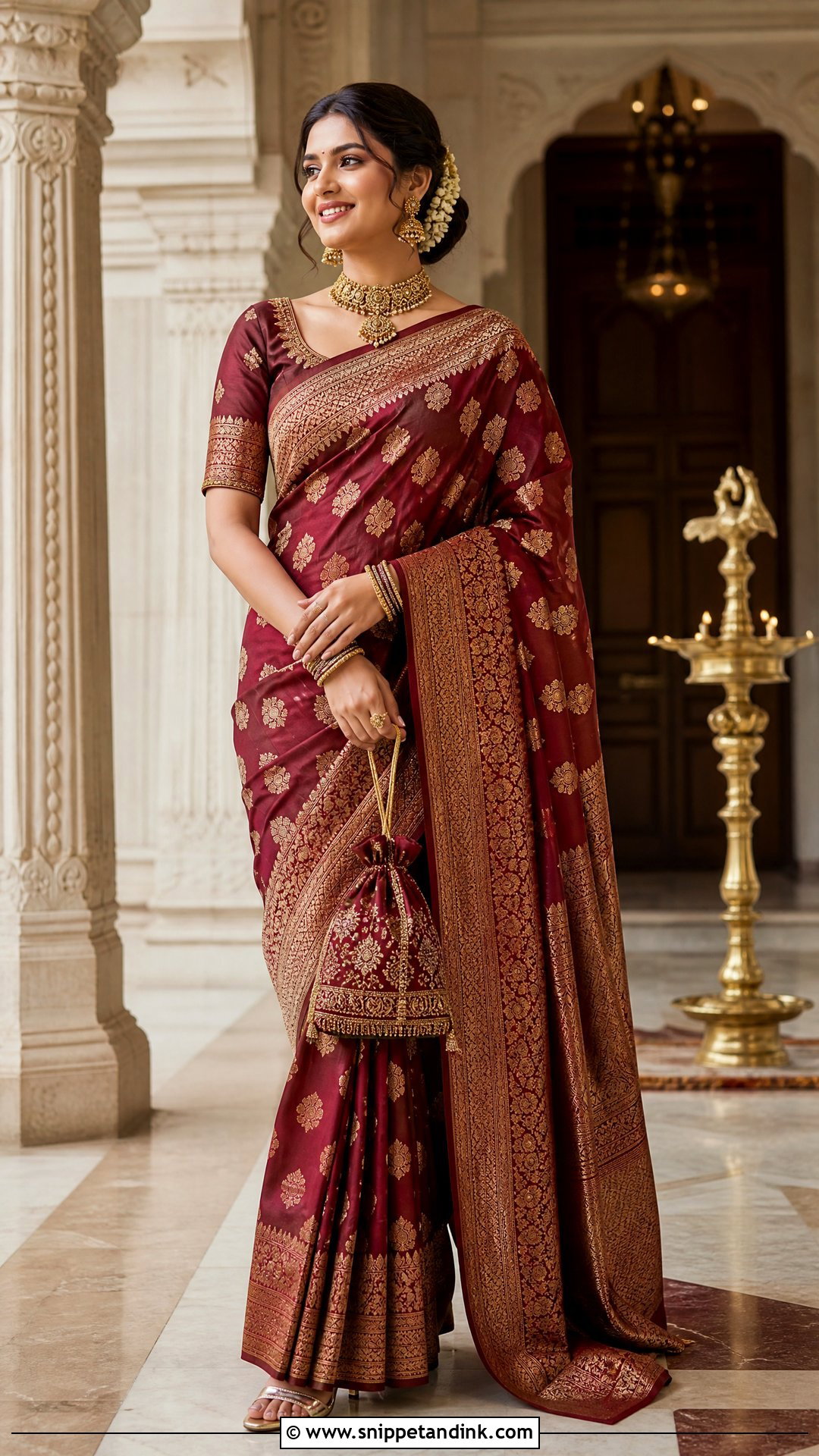 Banarasi Saree Wedding Outfit - Snippet and Ink - 25 Desi Wedding Clothes Ideas
