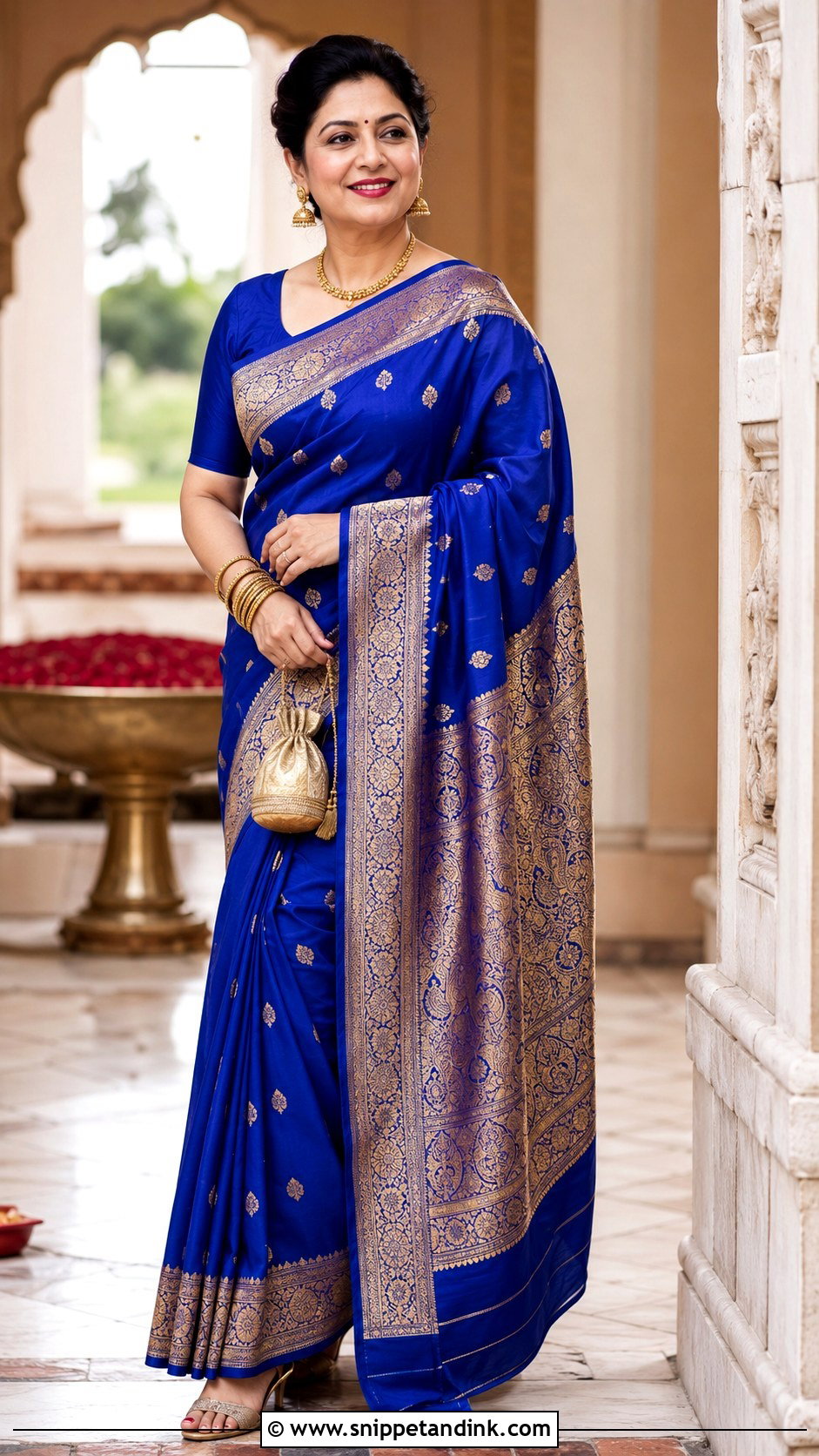 Banarasi Saree for Traditional Wedding - Snippet and Ink - 20 Indian Dress for Marriage Function Ideas