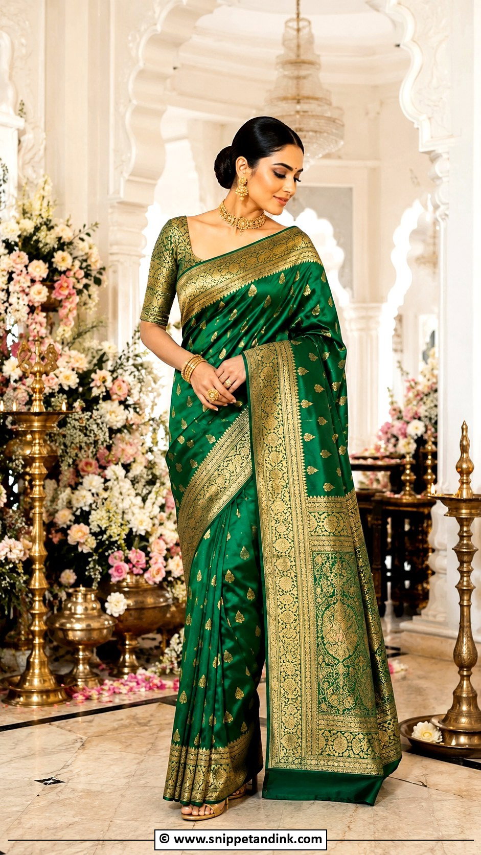 Banarasi Saree - Snippet and Ink - 30 Desi Wedding Outfits
