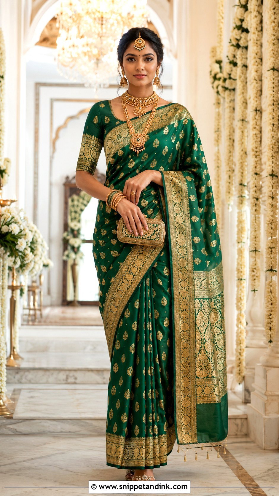 Banarasi Silk Saree - Snippet and Ink - 25 Indian Wedding Dresses for Women