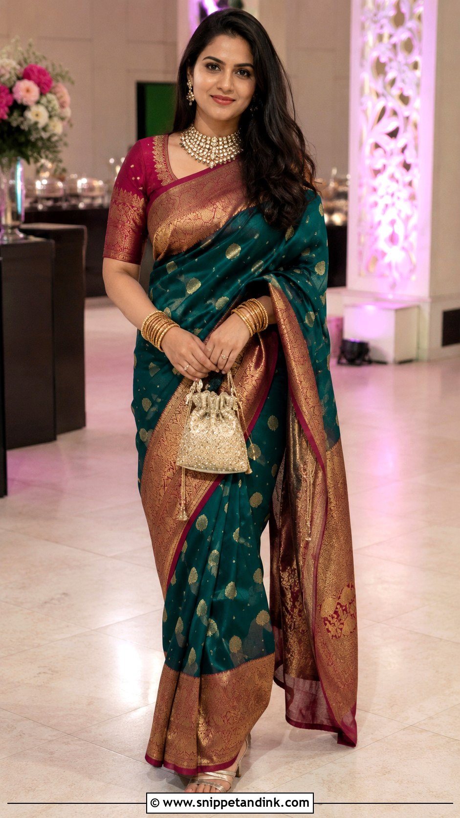 Banarasi Silk Saree - Snippet and Ink - 25 Traditional Indian Dresses for Wedding