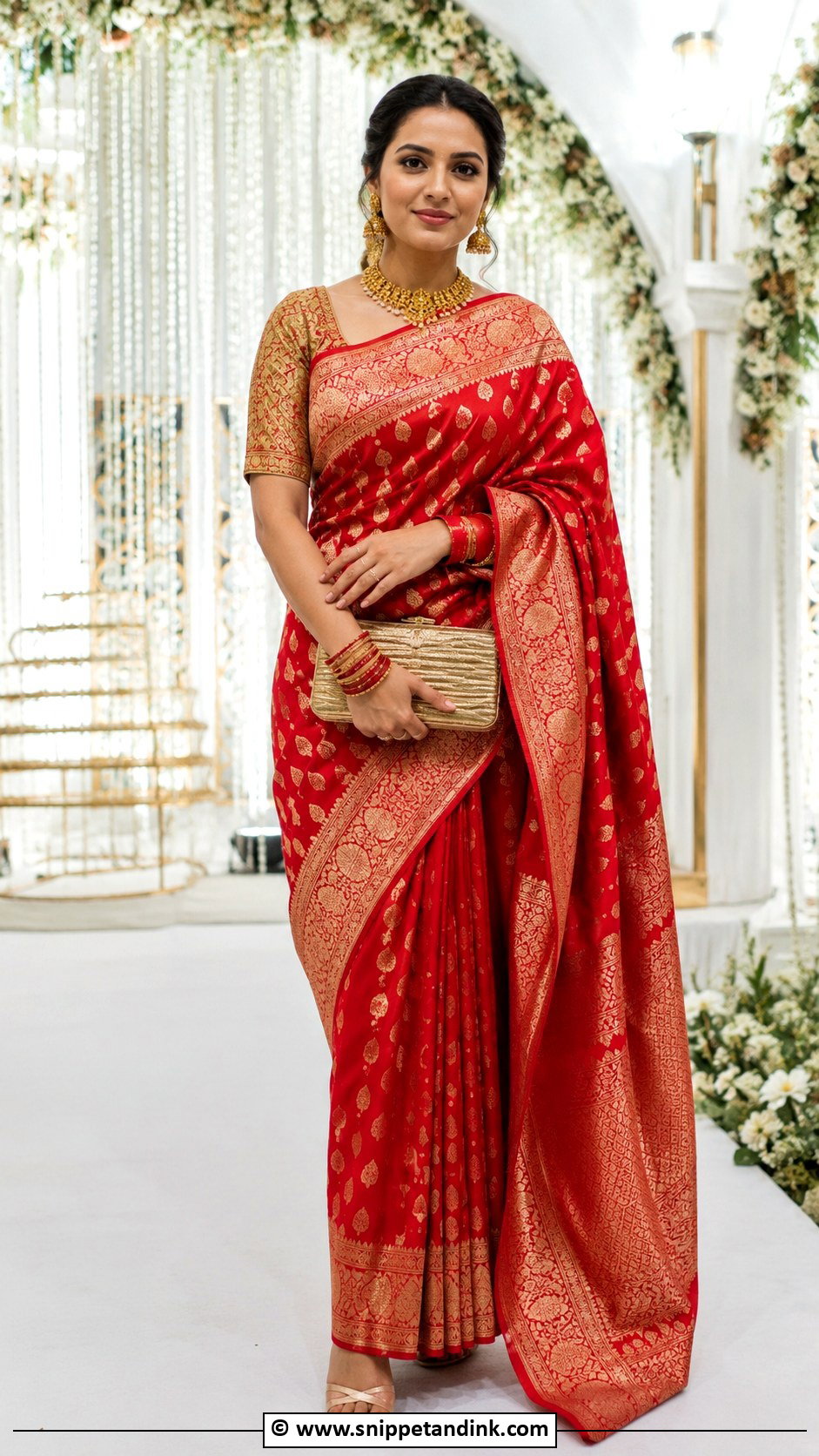 Banarasi Silk Saree - Snippet and Ink - 30 Indian Wedding Dresses