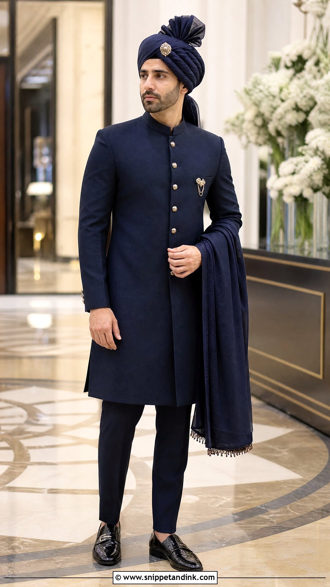 Bandhgala Sherwani - Snippet and Ink - 20 Sherwani for Wedding Ideas