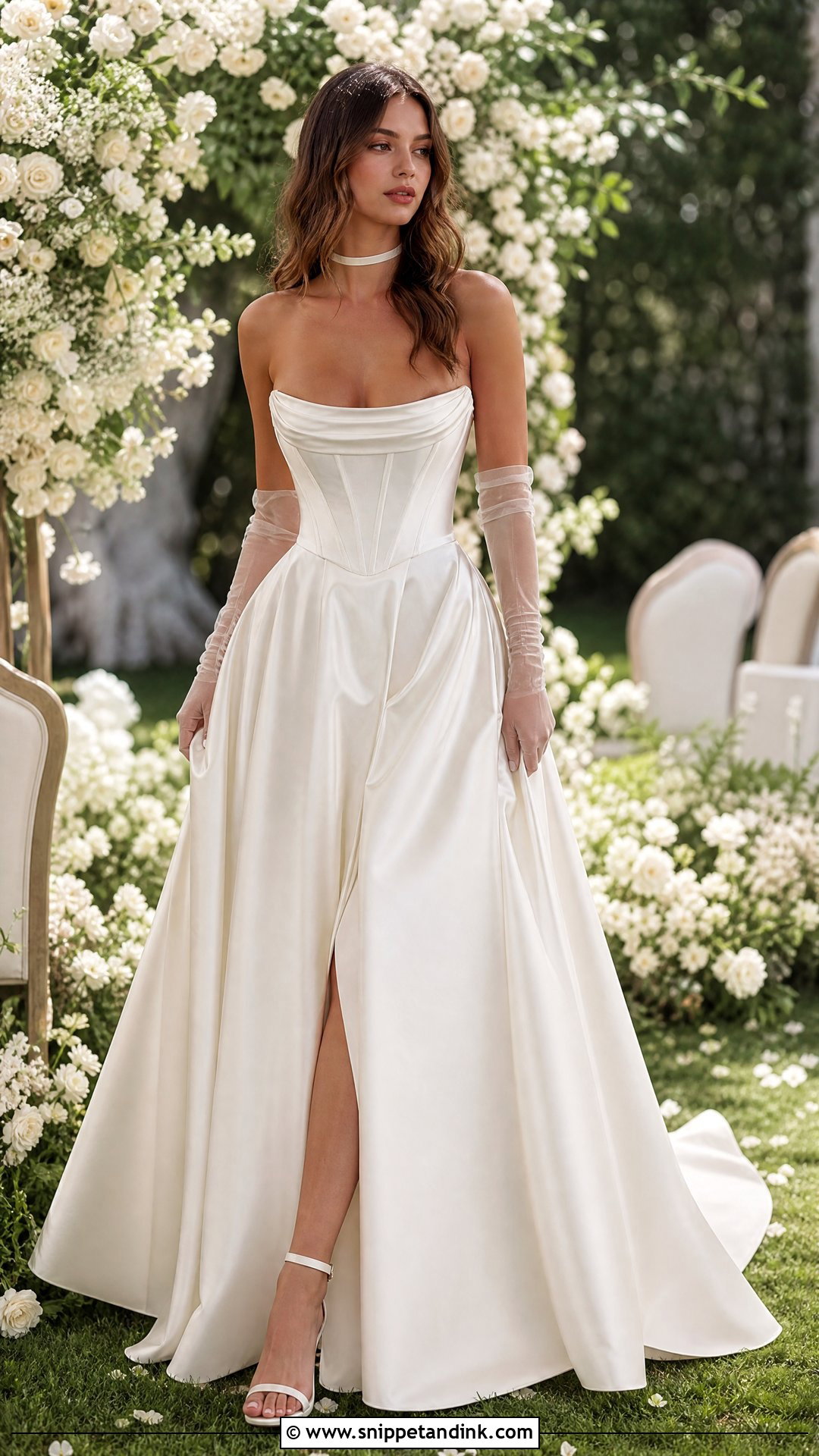 Barbara Palvin A Line Wedding Dress - Snippet and Ink - 25 Barbara Palvin Wedding Dress Ideas