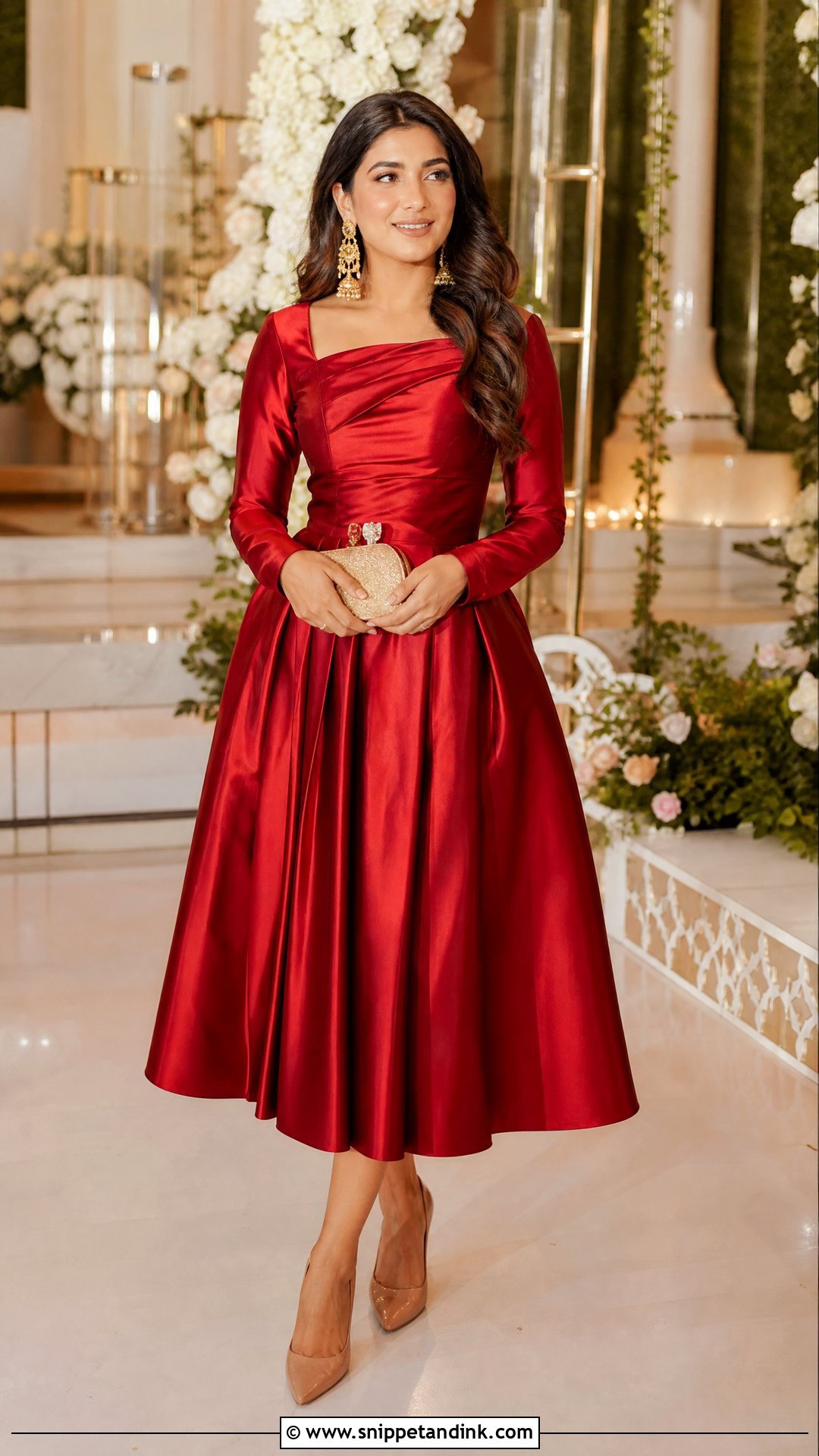 Barbara Palvin Red Wedding Dress - Snippet and Ink - 25 Barbara Palvin Wedding Dress Ideas