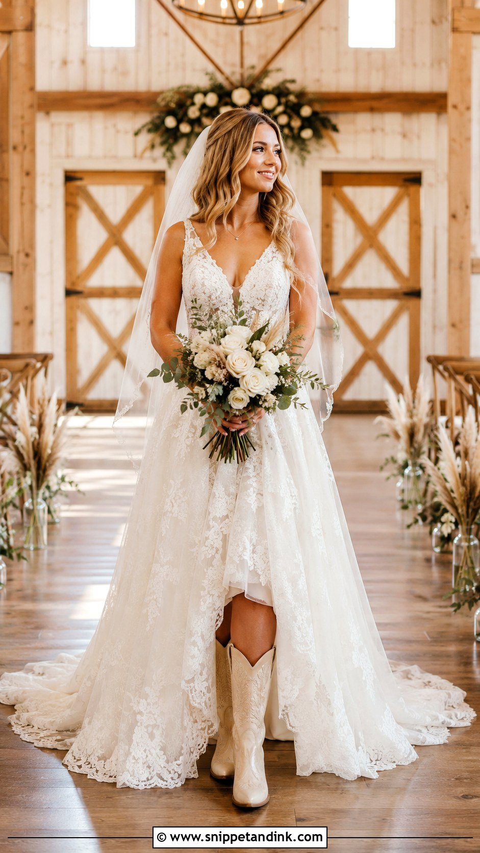 Barn Wedding Dress With Cowboy Boots - Snippet and Ink - 25 Wedding Dress with Cowboy Boots Ideas