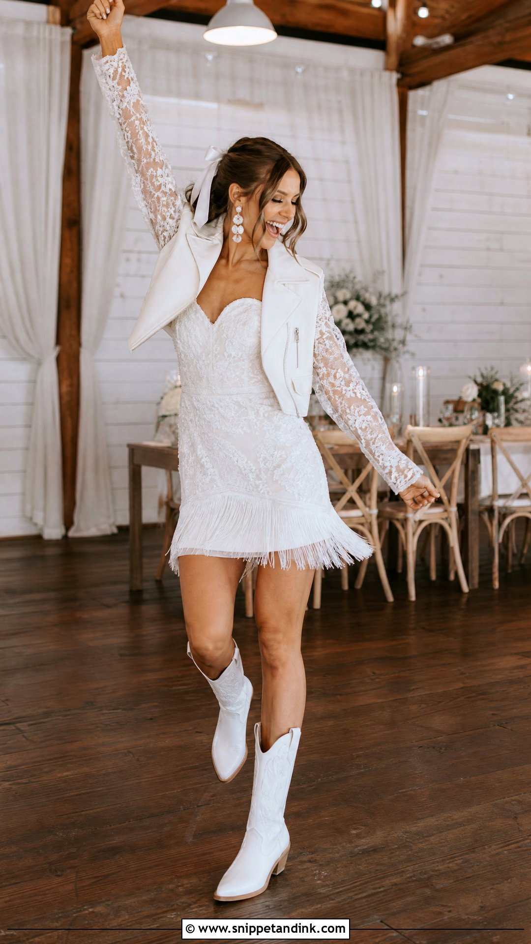 Barn Wedding Reception Mini Dress - Snippet and Ink - 25 Barn Wedding Dress Ideas