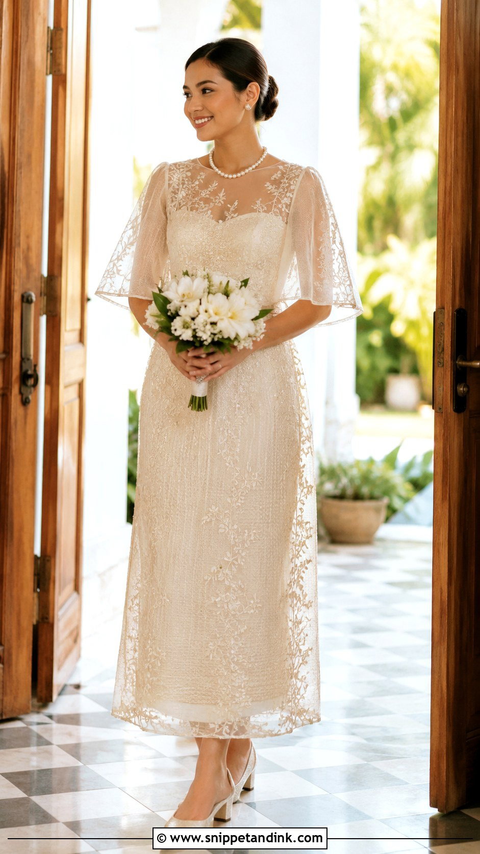 Barong Inspired Bridal Dress - Snippet and Ink - 30 Asian Wedding Dress Ideas