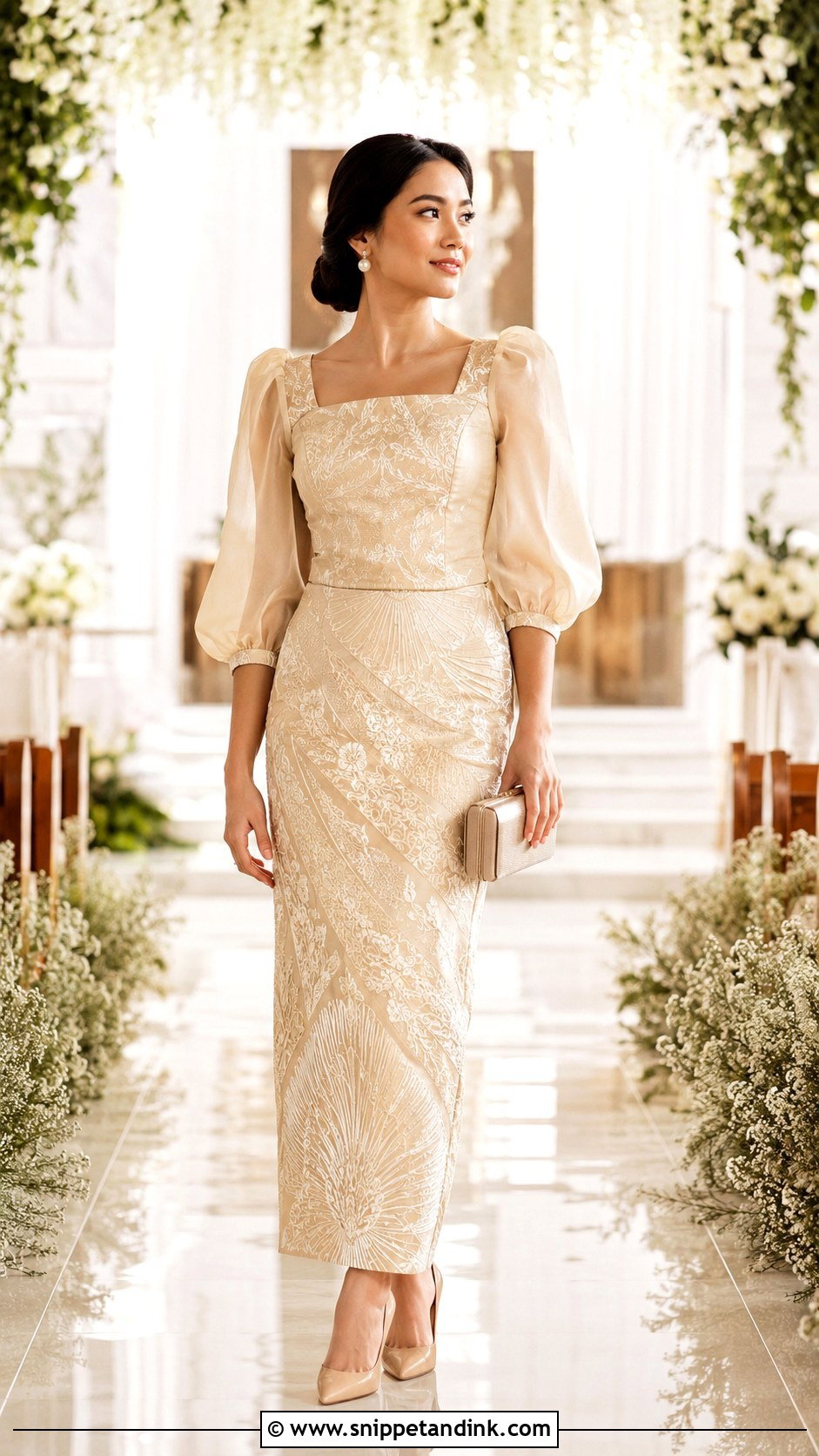 Barong Inspired Principal Sponsor Dress - Snippet and Ink - 25 Principal Sponsor Dress for Wedding Ideas