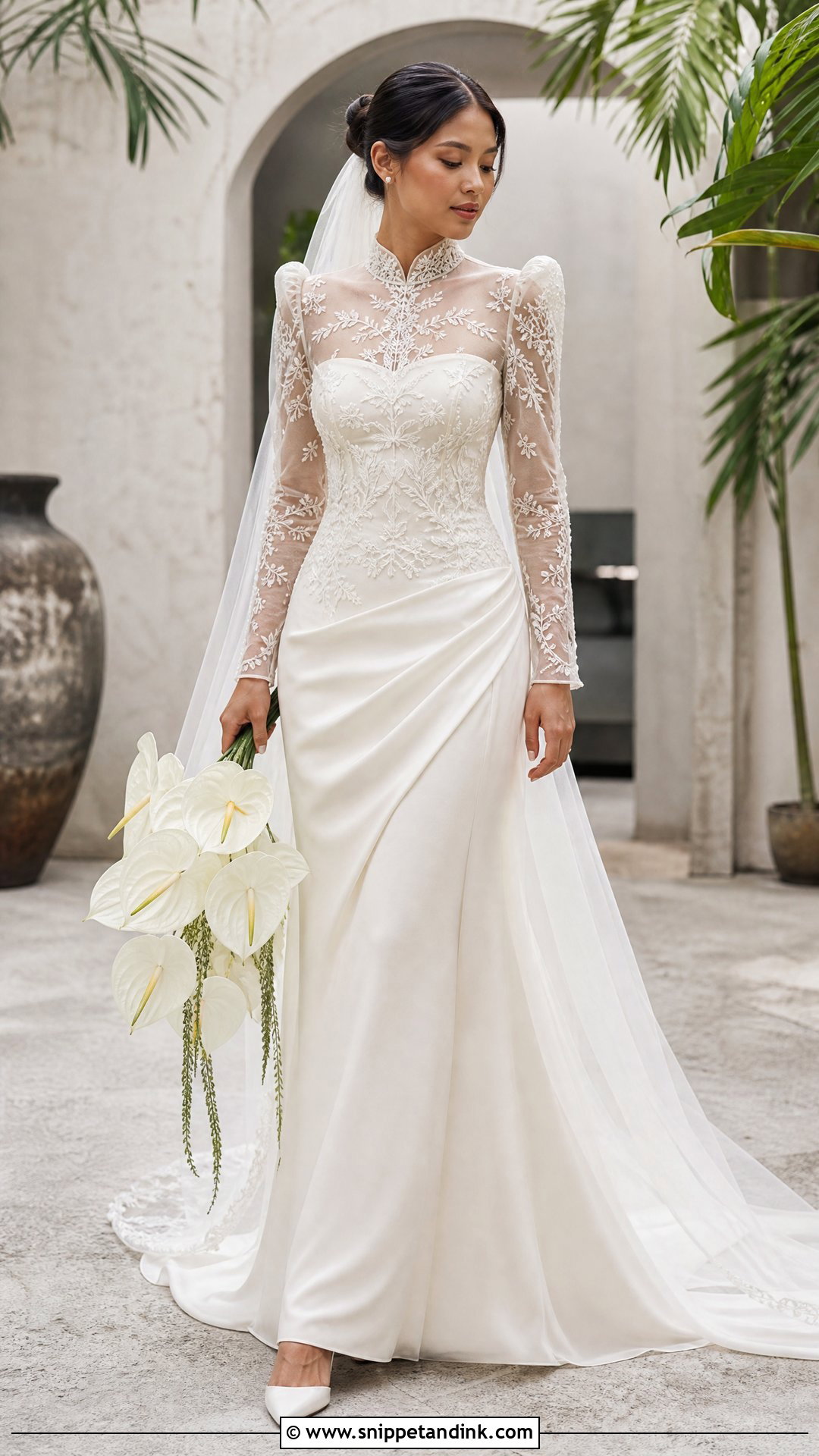 Barong Inspired Wedding Dress - Snippet and Ink - 20 Philippine Wedding Dress Ideas