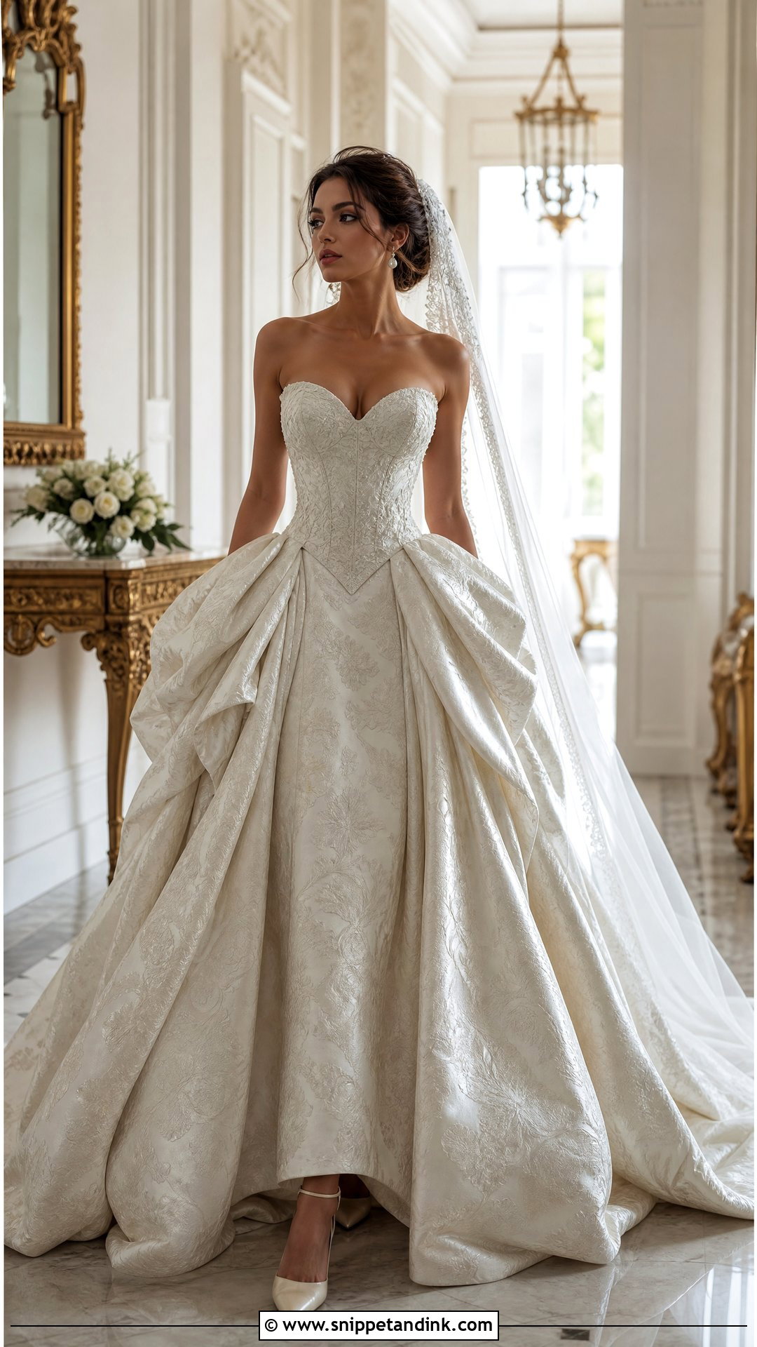 Baroque Ball Gown Wedding Dress - Snippet and Ink - 25 Baroque Wedding Dress Ideas