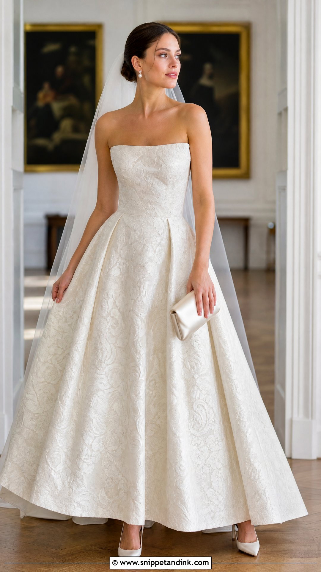 Baroque Brocade Wedding Dress - Snippet and Ink - 25 Baroque Wedding Dress Ideas