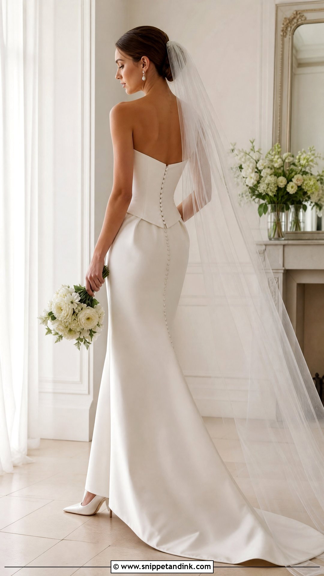 Baroque Minimal Wedding Dress - Snippet and Ink - 25 Baroque Wedding Dress Ideas