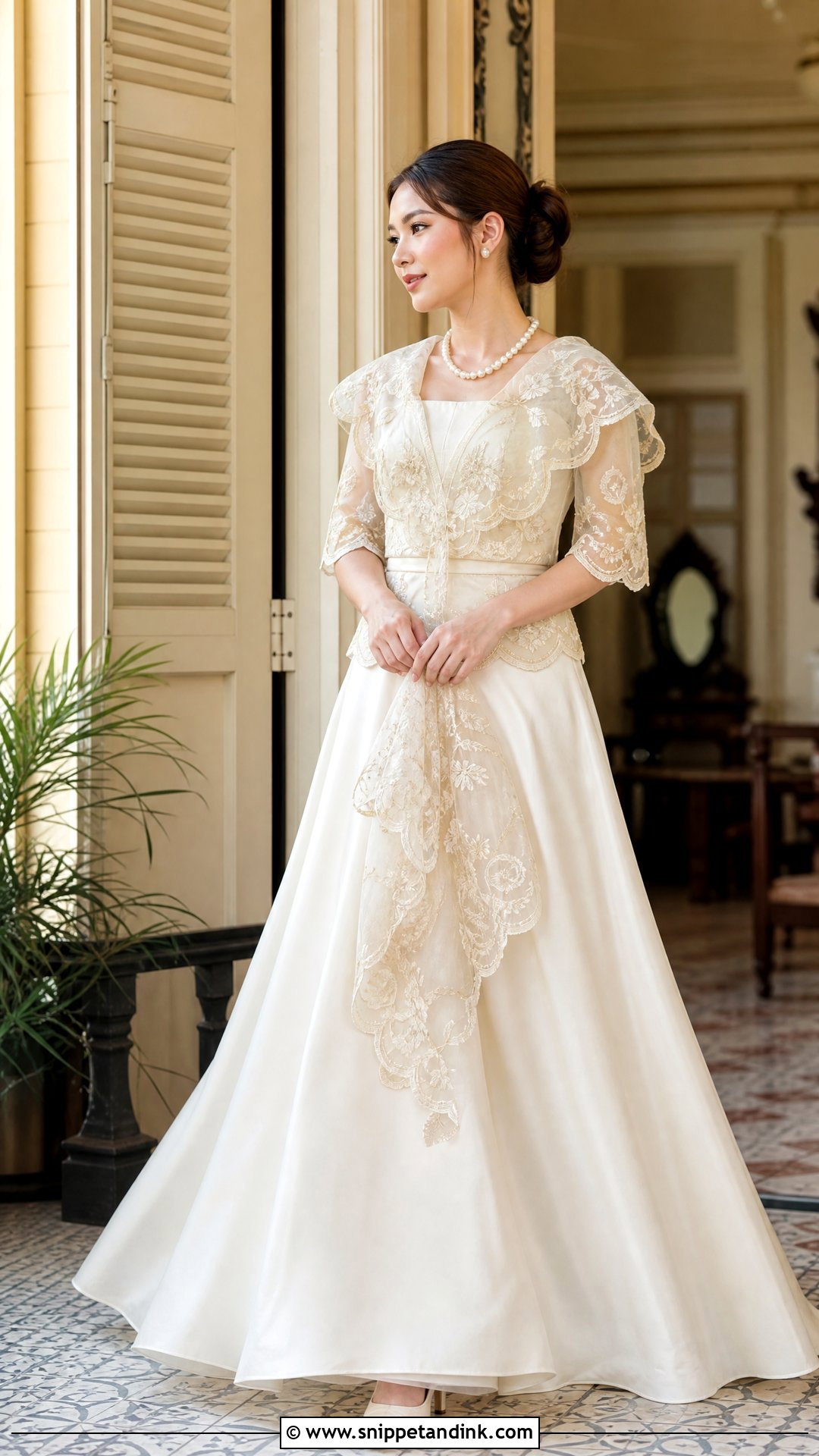 Barot Saya Wedding Dress - Snippet and Ink - 25 Filipino Wedding Dress Ideas