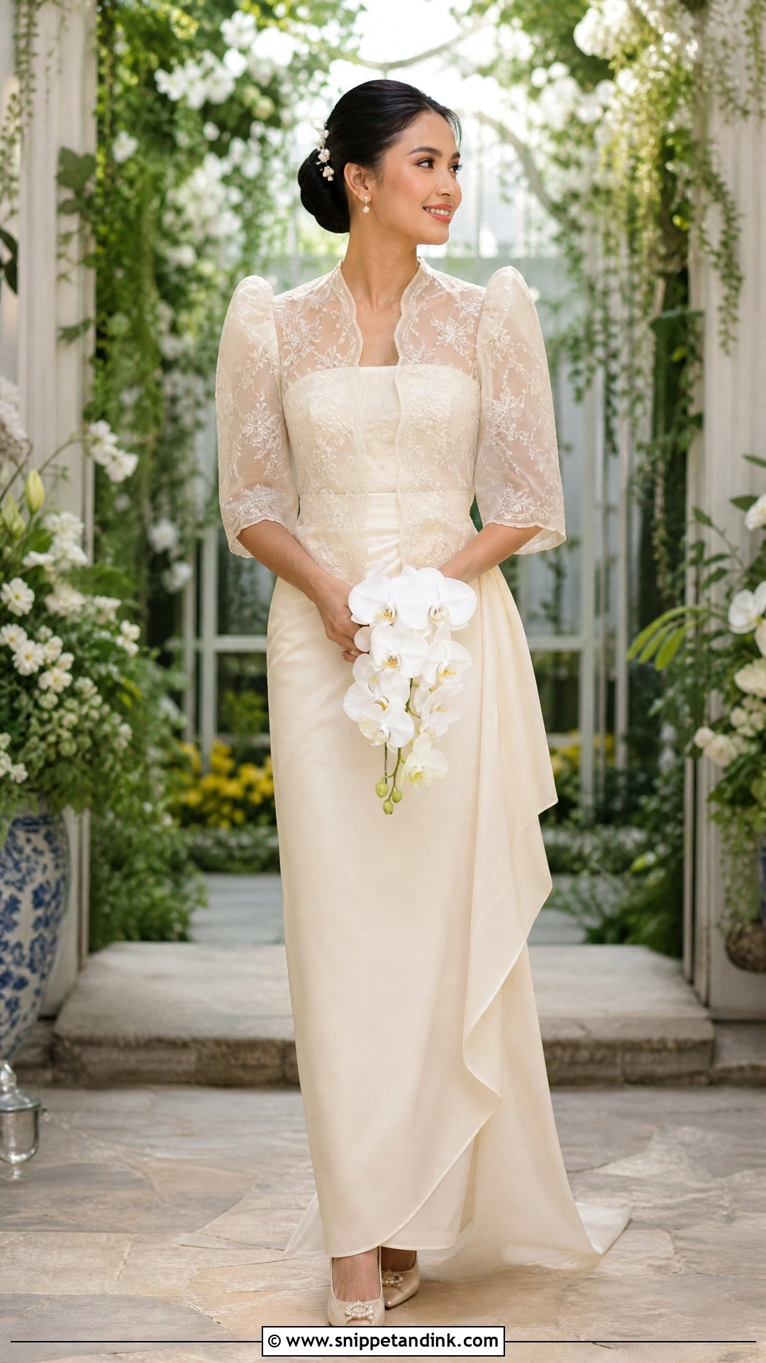 Barot Saya Wedding Dress - Snippet and Ink - 20 Philippine Wedding Dress Ideas