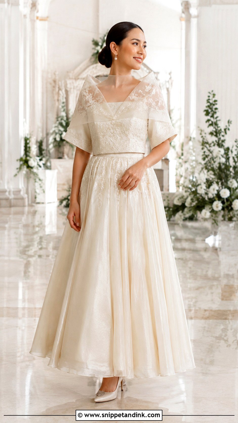 Barot Saya Wedding Dress - Snippet and Ink - 30 Filipiniana Wedding Dress Ideas