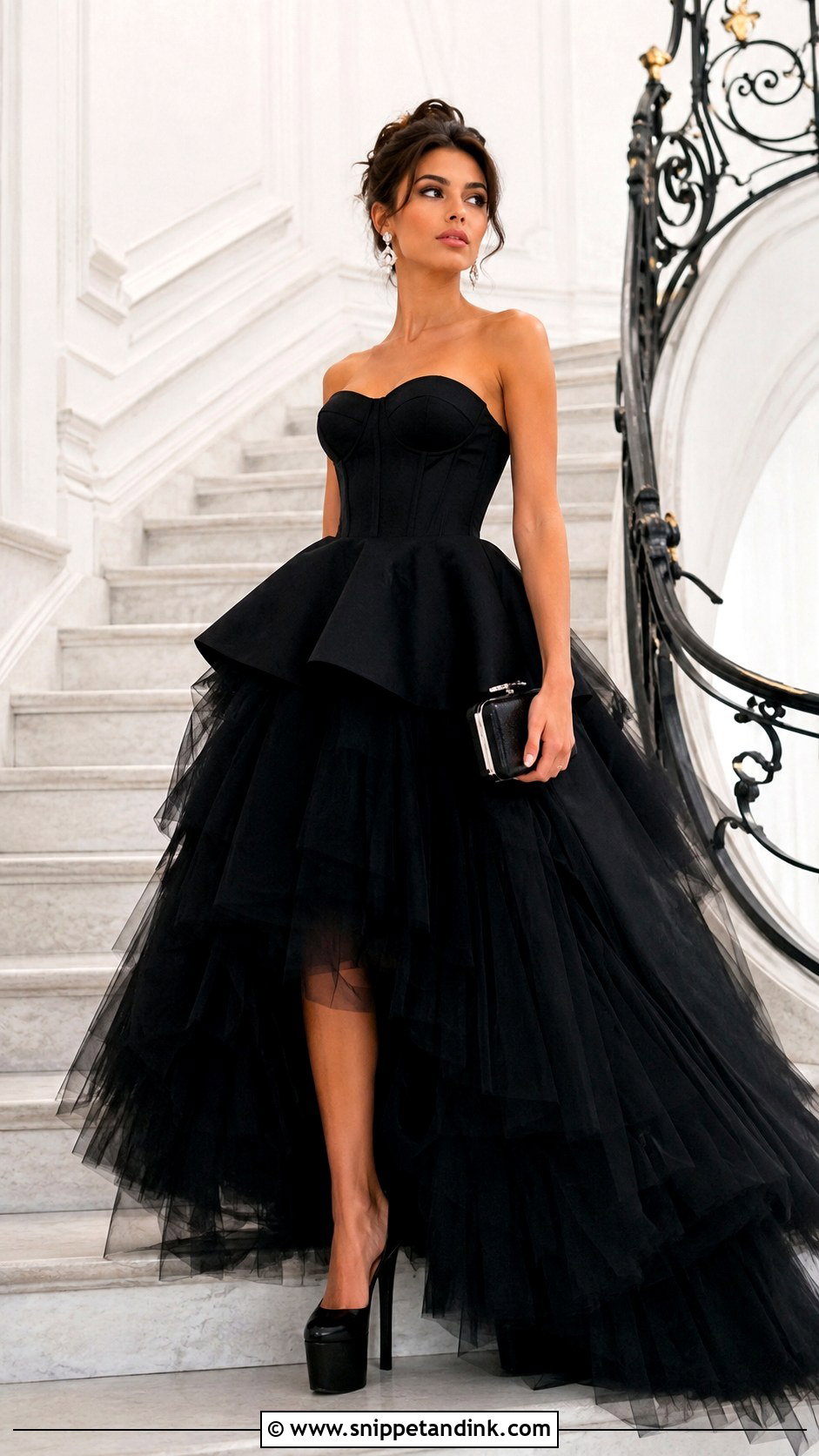 Basque Waist Ball Gown - Snippet and Ink - 20 Gown Designer Ideas
