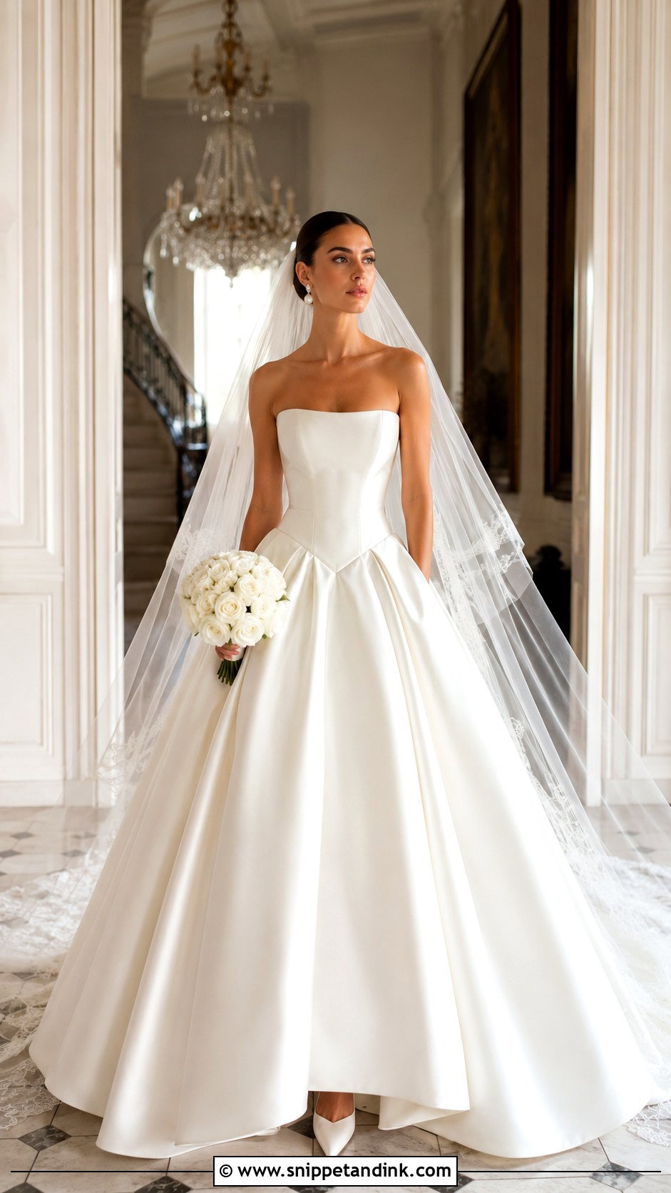 Basque Waist Bridal Dress - Snippet and Ink - 20 New Bridal Dress Designs