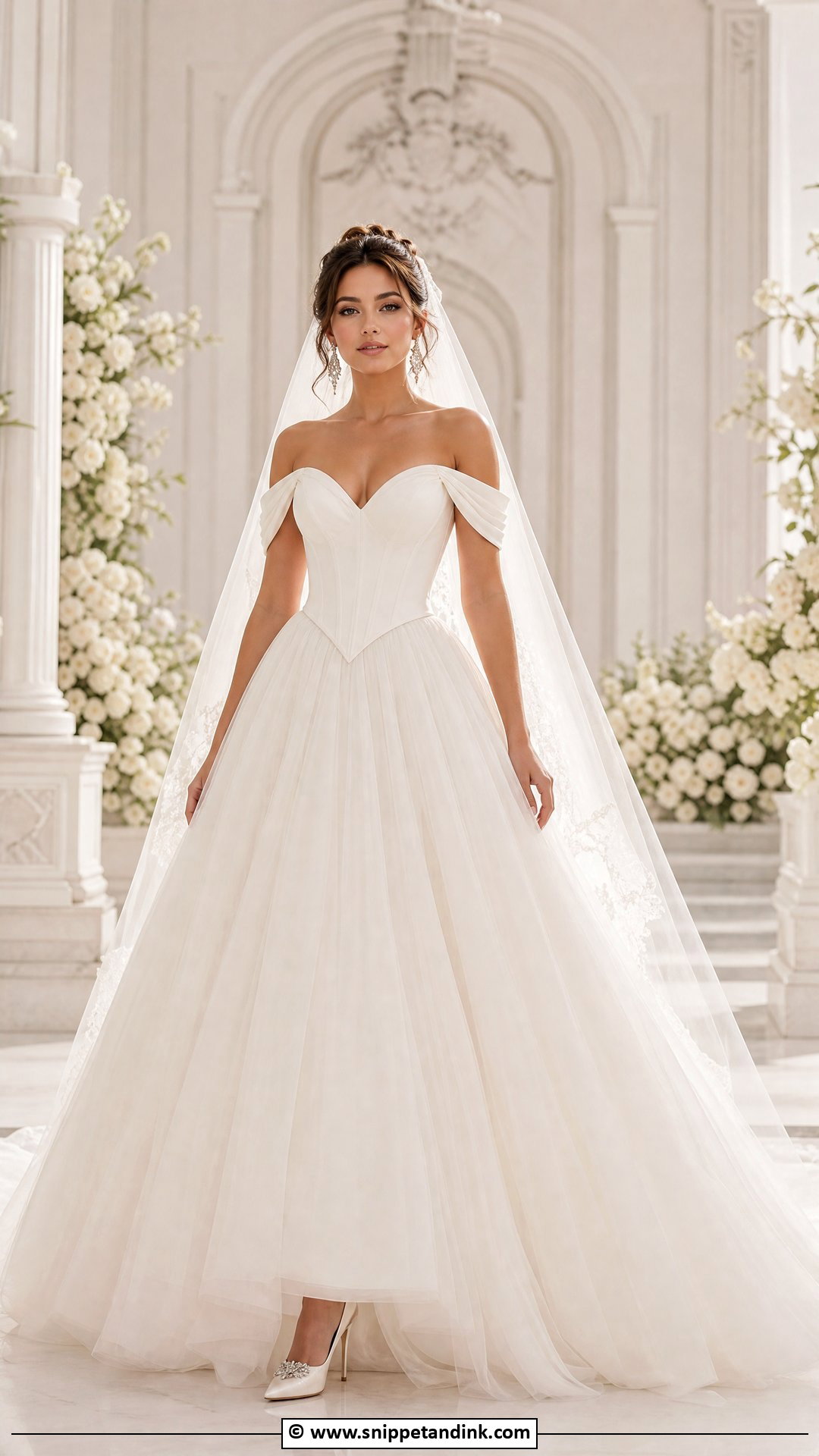 Basque Waist Bride Dress - Snippet and Ink - 35 Bride Dresses