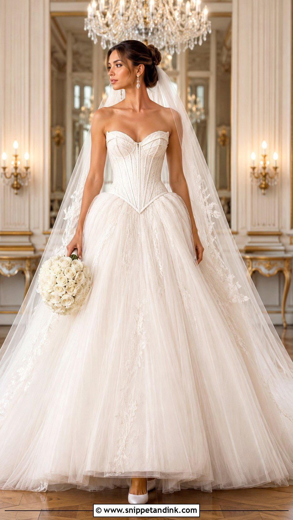Basque Waist Couture Wedding Dress - Snippet and Ink - 20 Hey Couture Wedding Dress Ideas