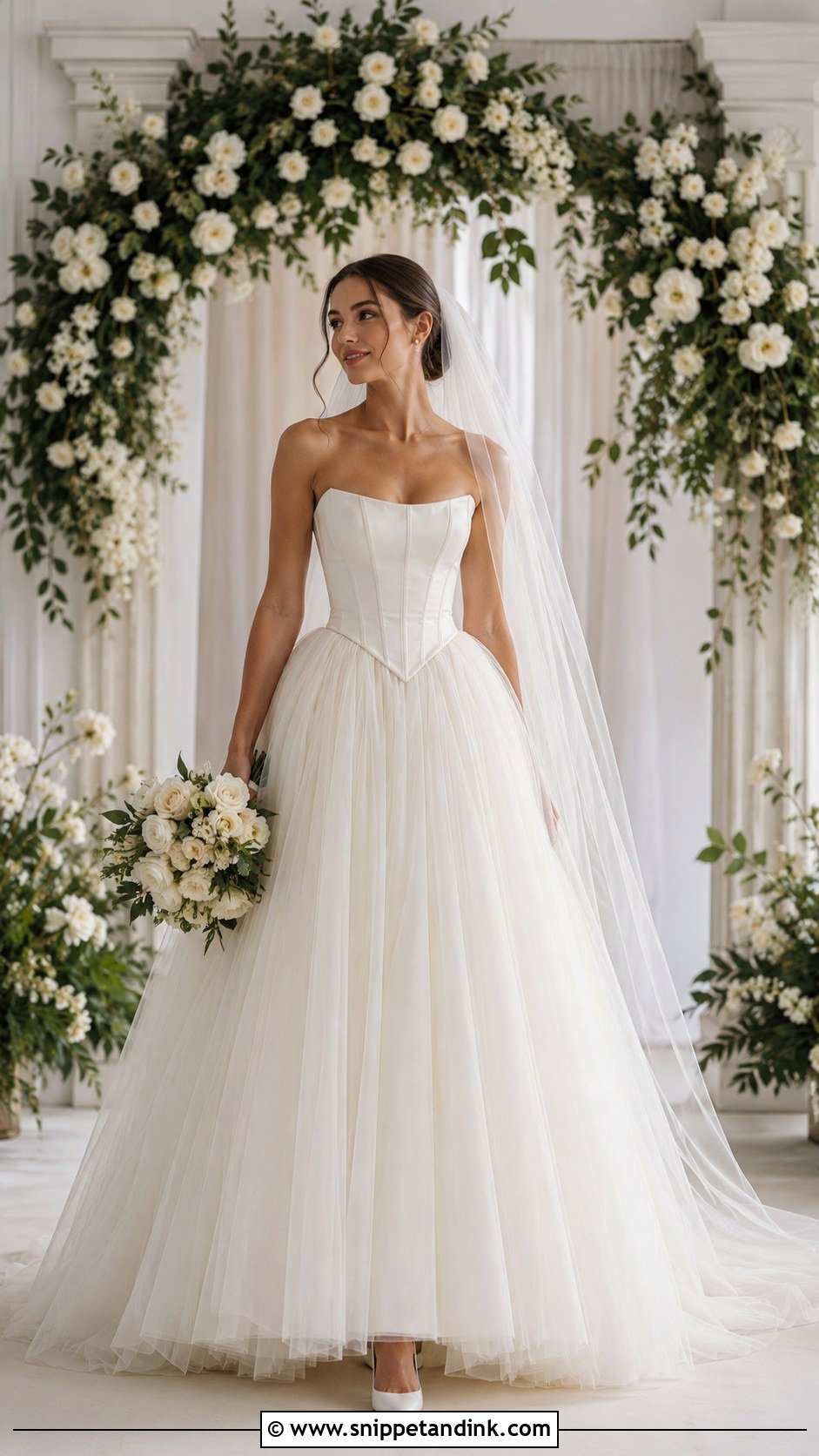Basque Waist Gown For Wedding - Snippet and Ink - 25 Gowns for Wedding