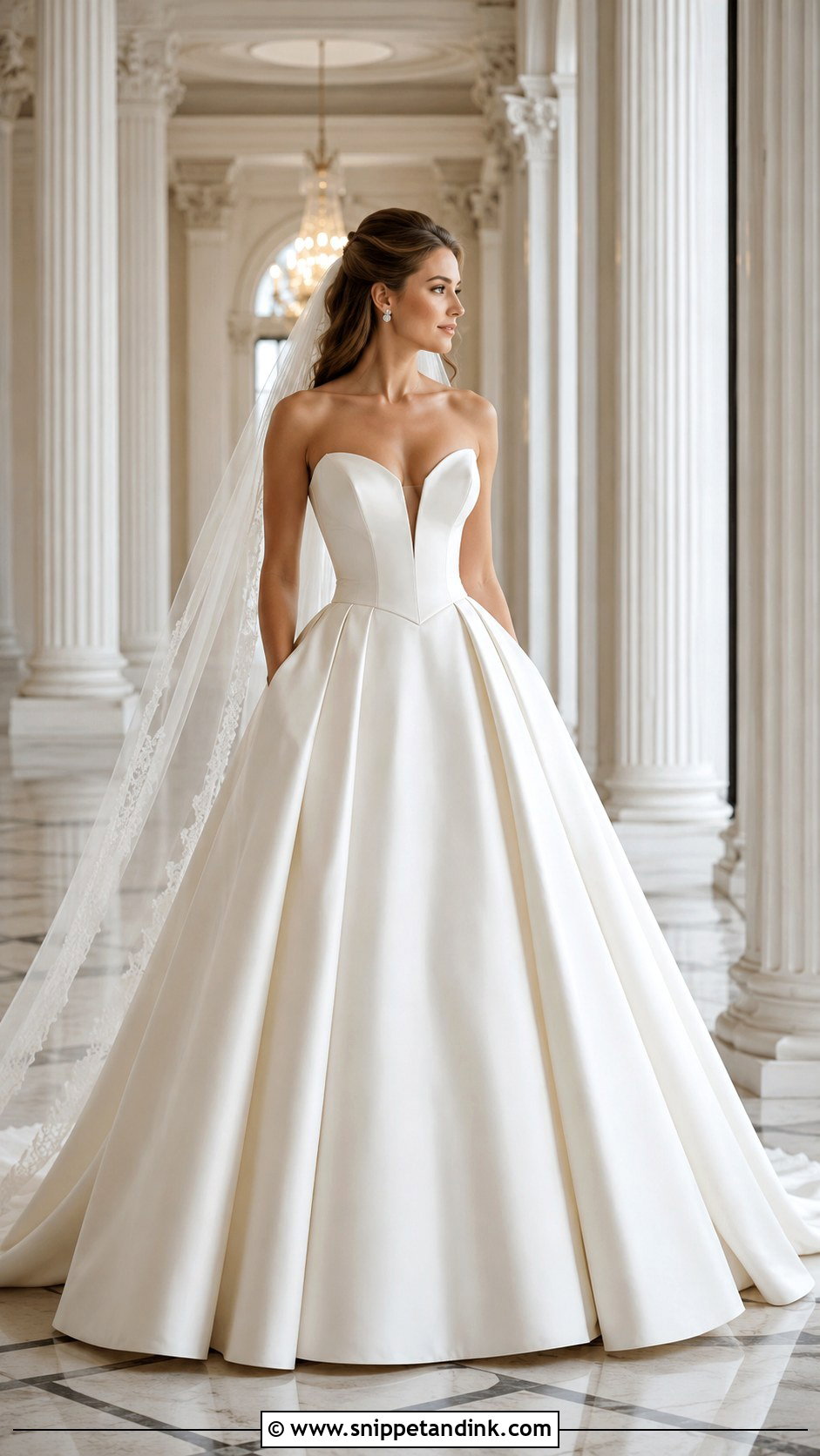 Basque Waist Marriage Gown - Snippet and Ink - 20 Marriage Gown Ideas