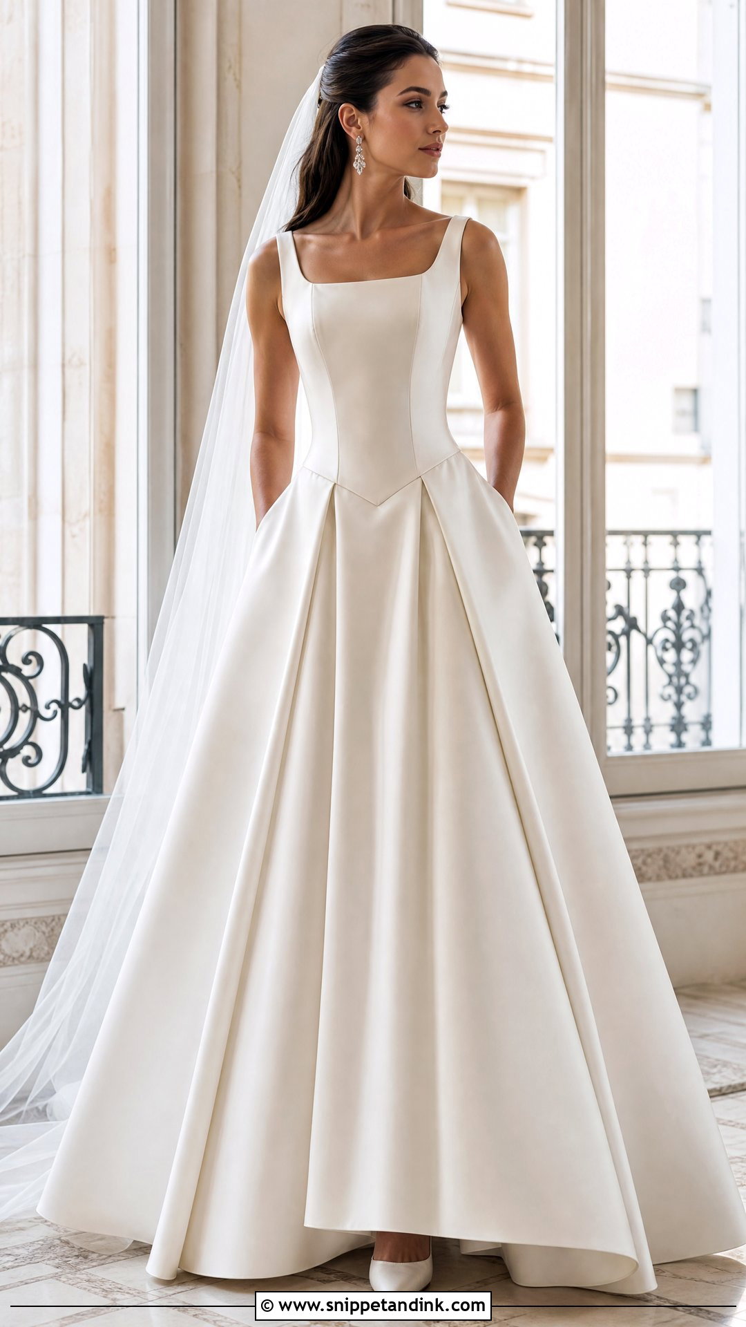 Basque Waist Princess Wedding Gown - Snippet and Ink - 25 Dream Princesses Wedding Gown Ideas