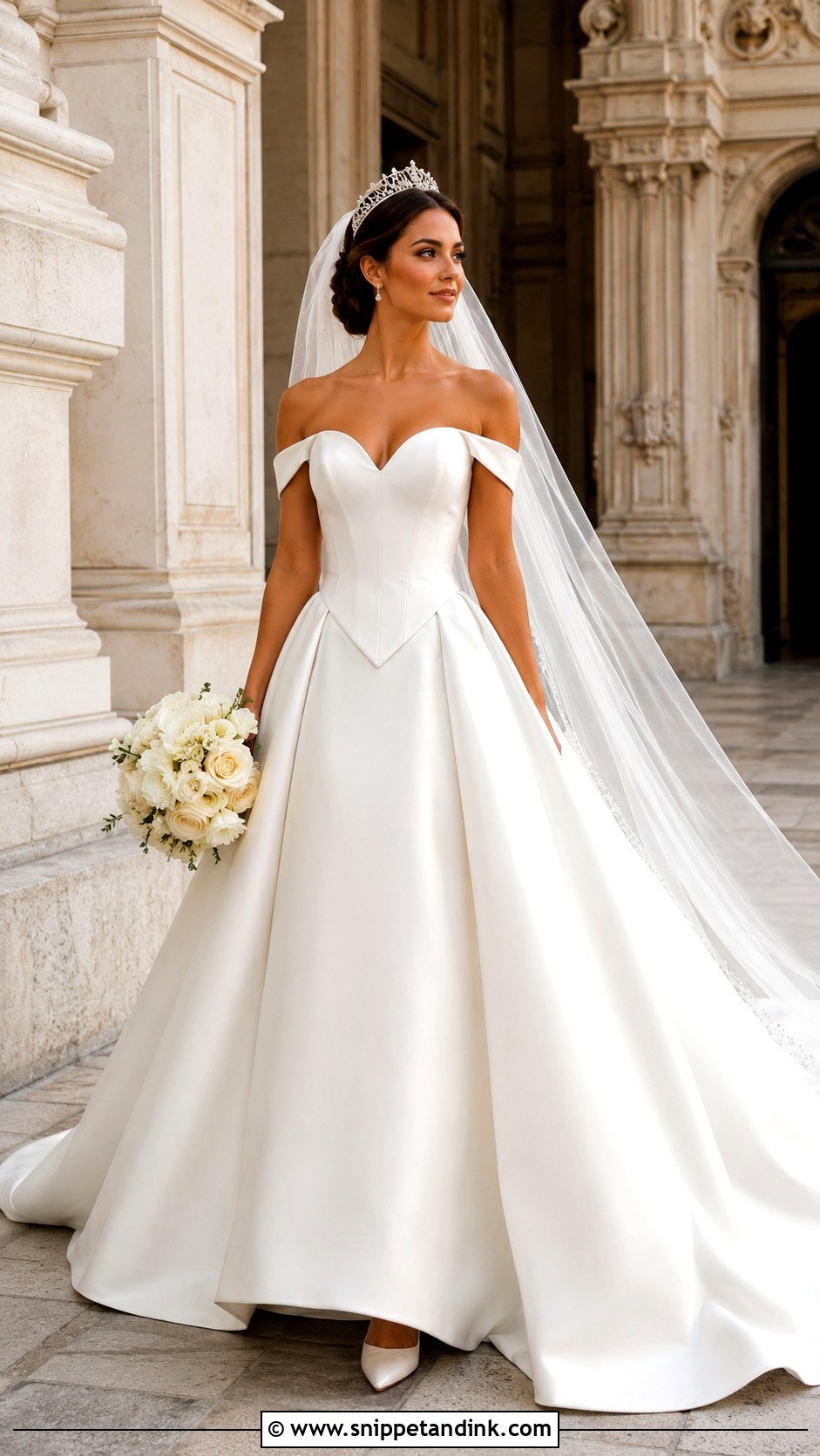 Basque Waist Royal Wedding Dress - Snippet and Ink - 20 Royal Wedding Dress Aesthetic Ideas