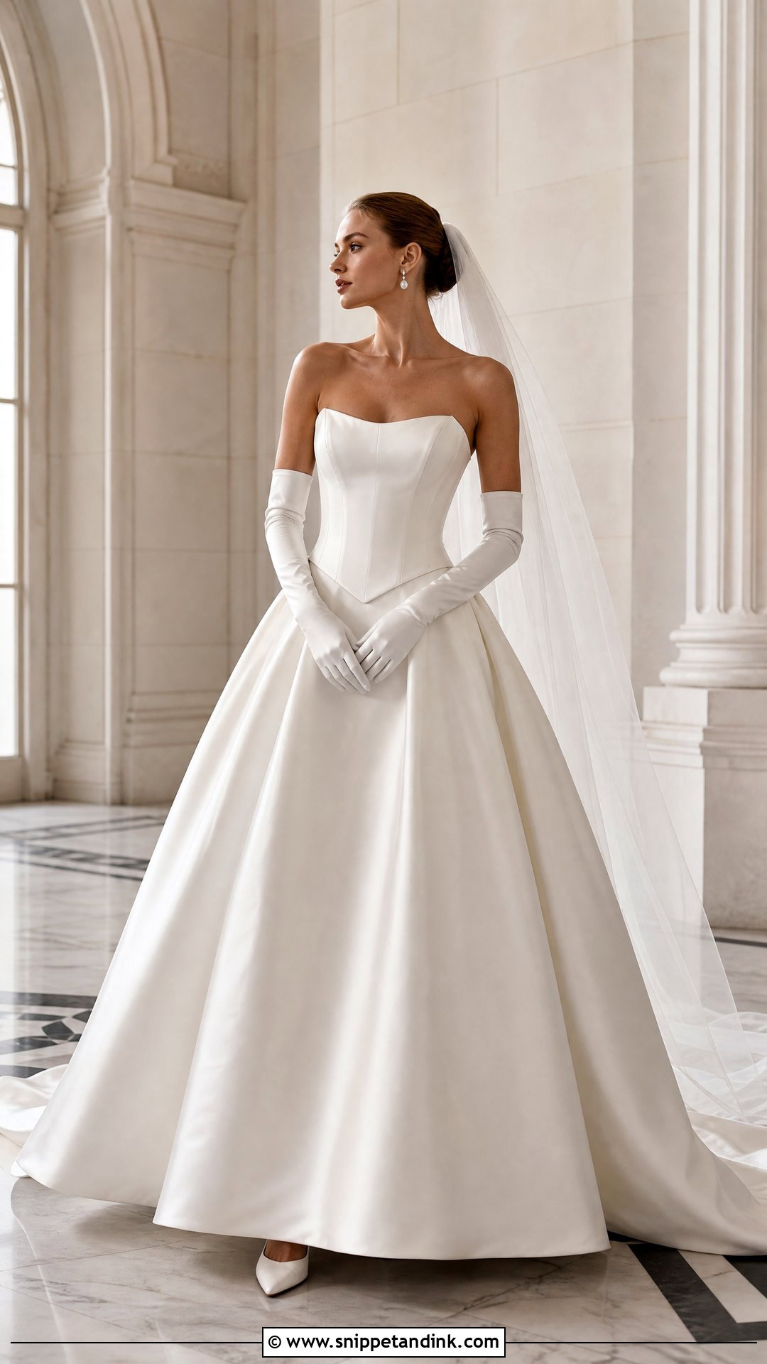 Basque Waist Vera Wang Ball Gown - Snippet and Ink - 20 Vera Wang Wedding Dress Ball Gown Ideas