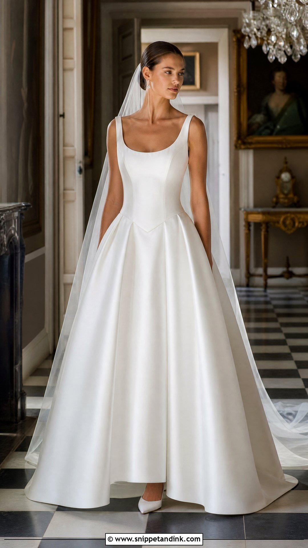 Basque Waist Wedding Ceremony Dress - Snippet and Ink - 20 Wedding Ceremony Dress Ideas