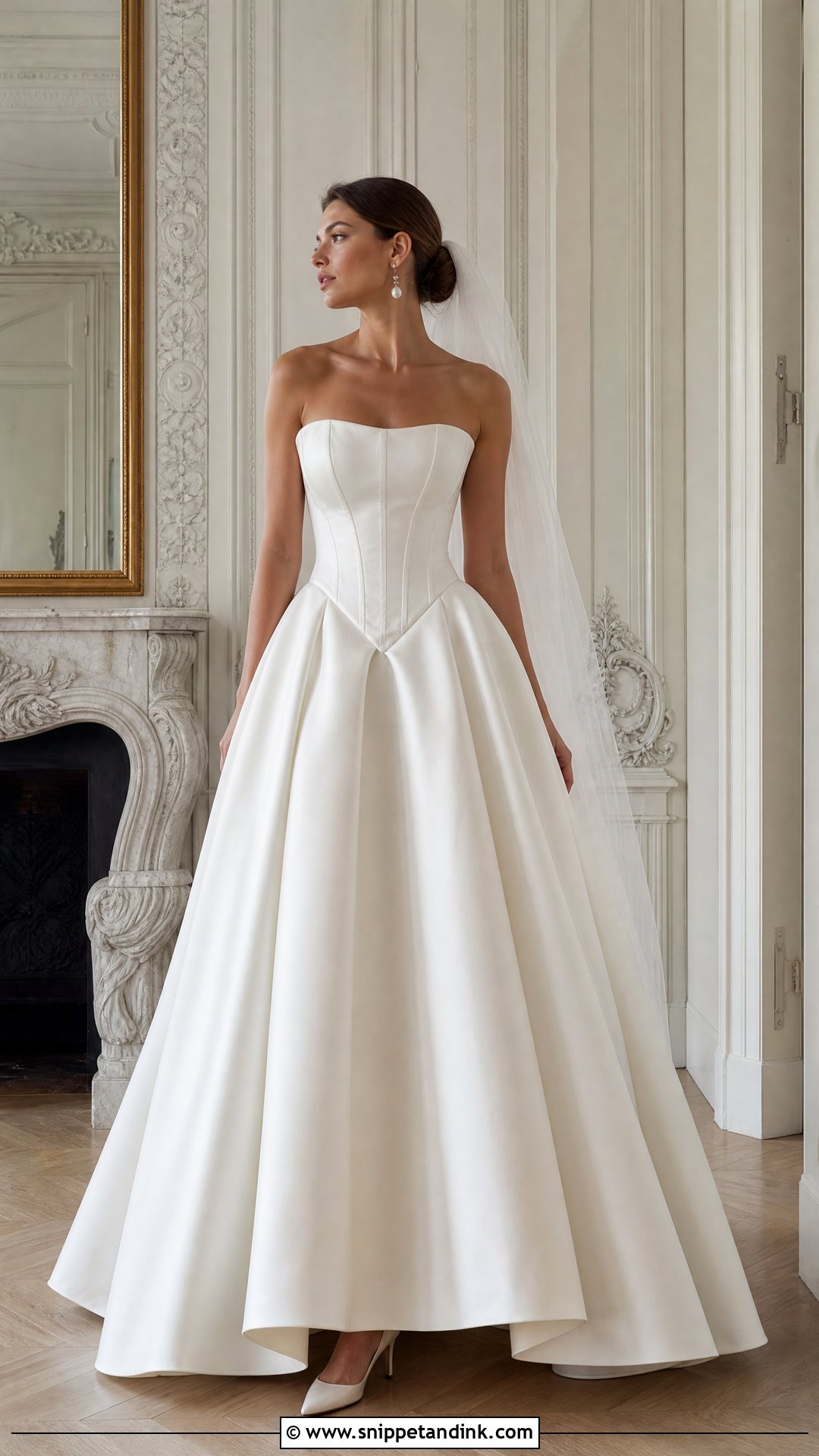 Basque Waist Wedding Dress - Snippet and Ink - 20 The Wedding Dress Ideas