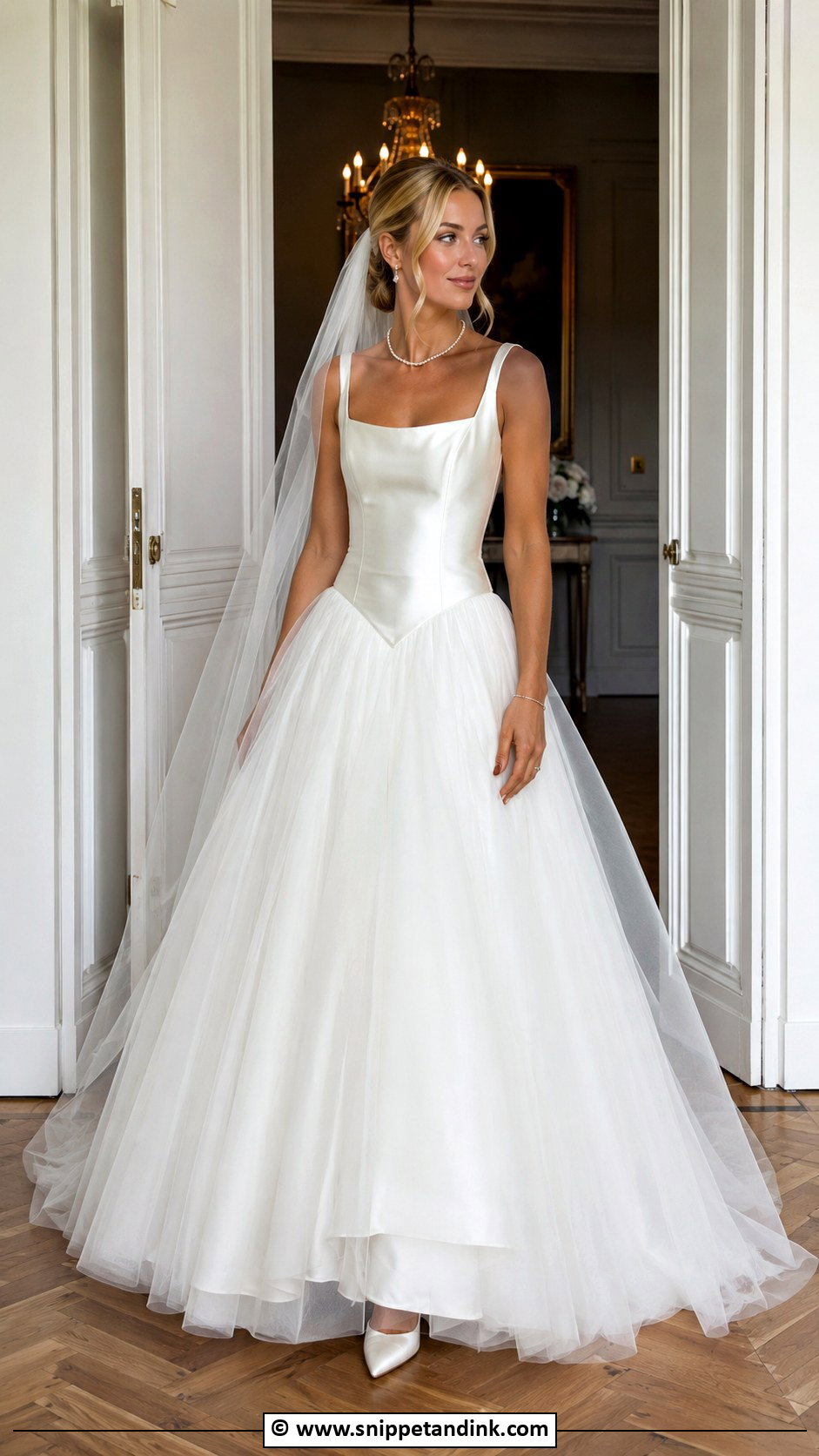 Basque Waist Wedding Dress - Snippet and Ink - 30 Mystical Wedding Dress Ideas