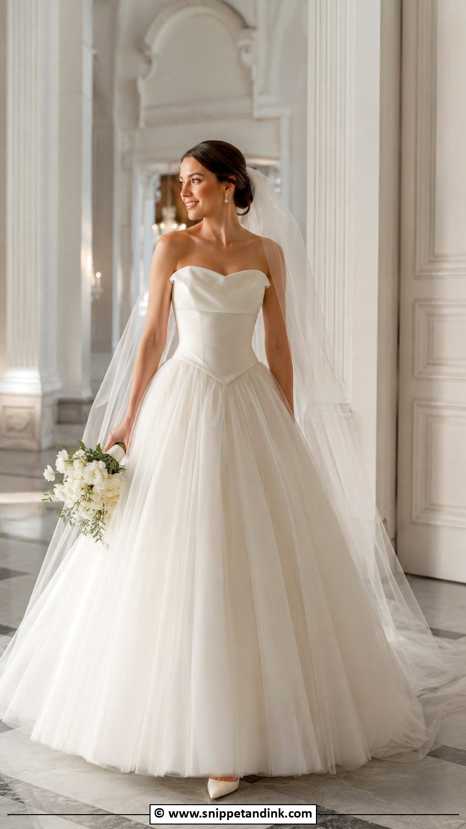 Basque Waist Wedding Dress - Snippet and Ink - 35 My Wedding Dress Ideas
