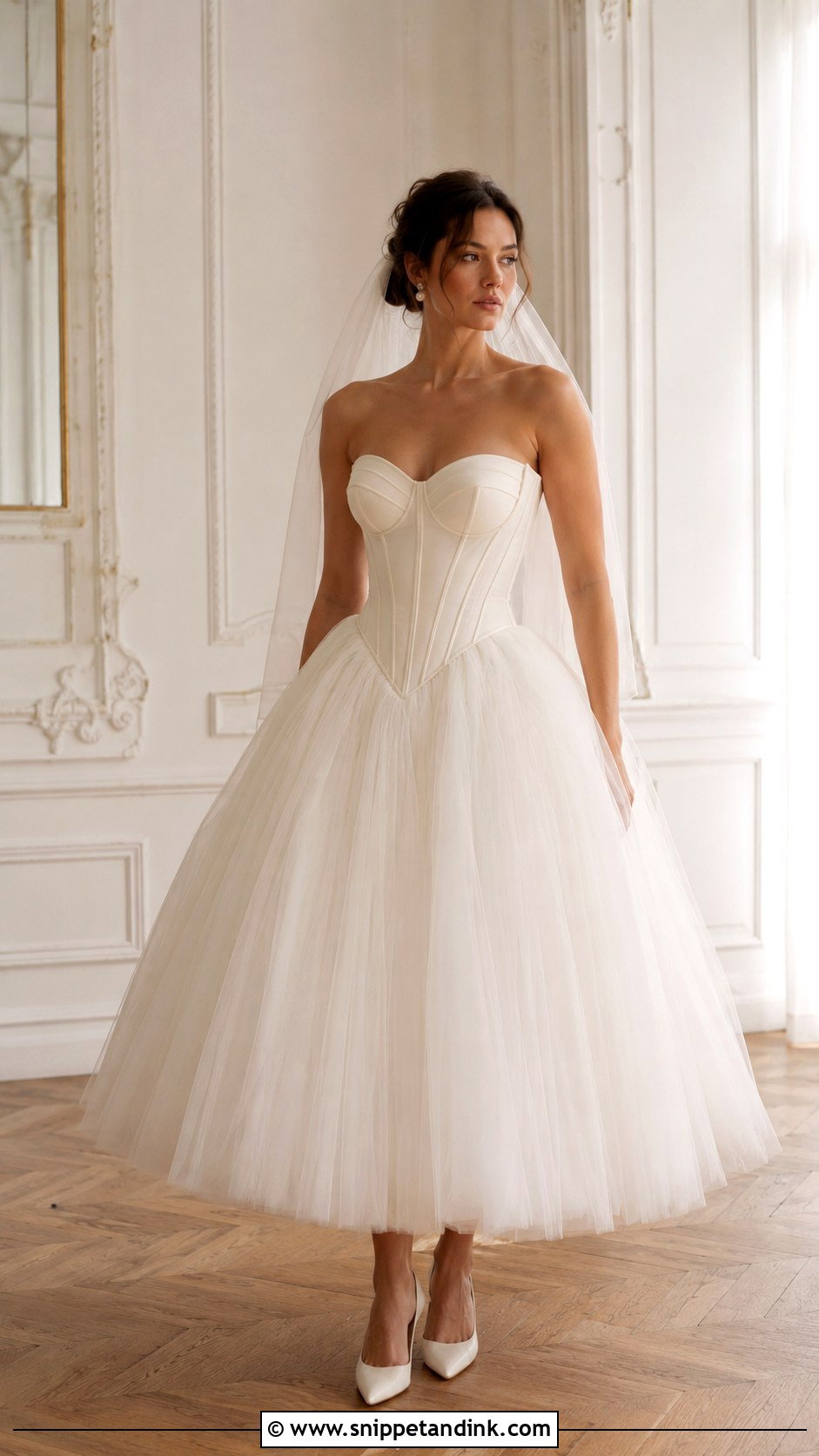 Basque Waist Wedding Dress - Snippet and Ink - 30 Best Wedding Dresses