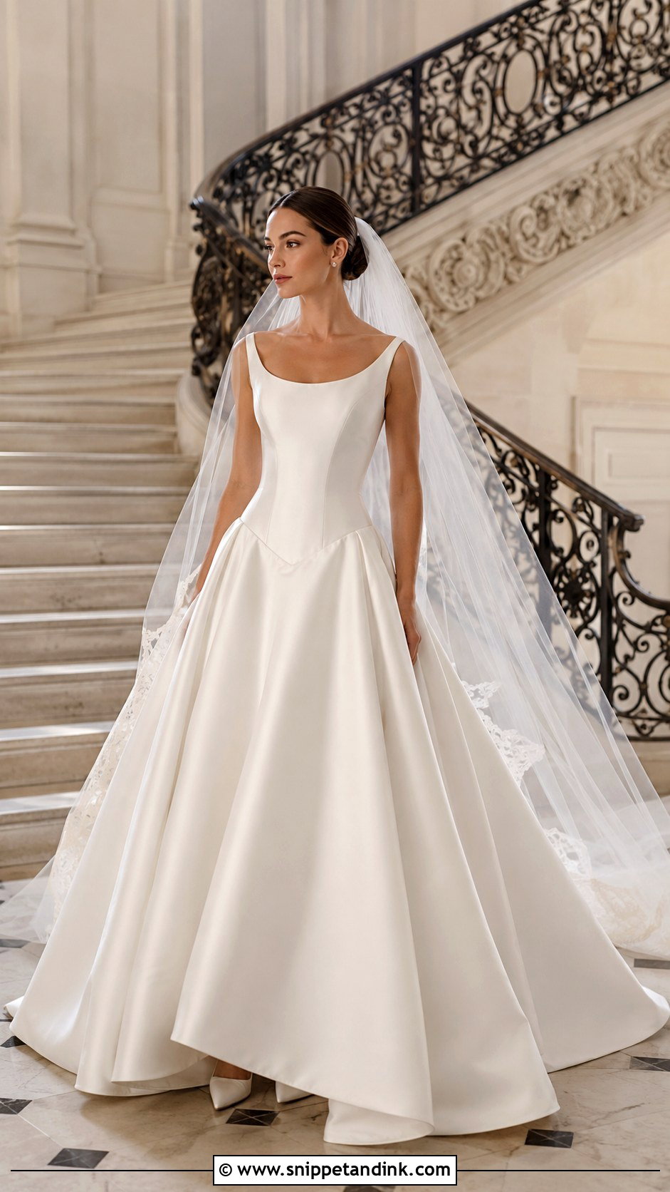 Basque Waist Wedding Dress - Snippet and Ink - 30 My Dream Wedding Dress Ideas