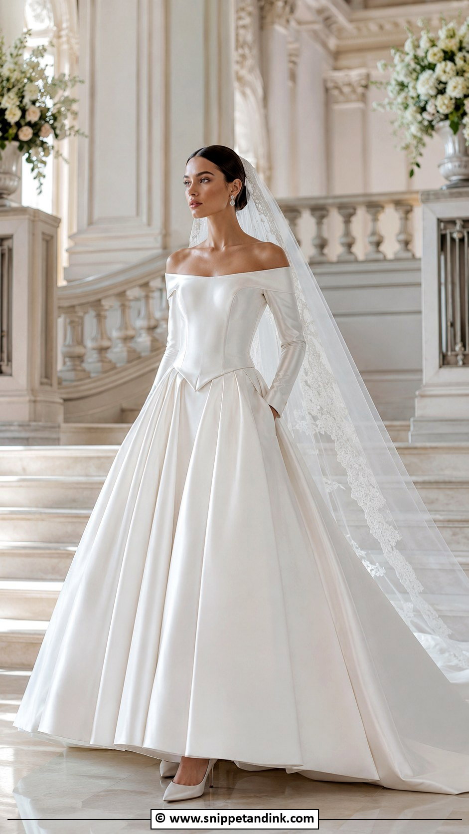 Basque Waist Wedding Dress - Snippet and Ink - 25 Unique Wedding Dresses Different