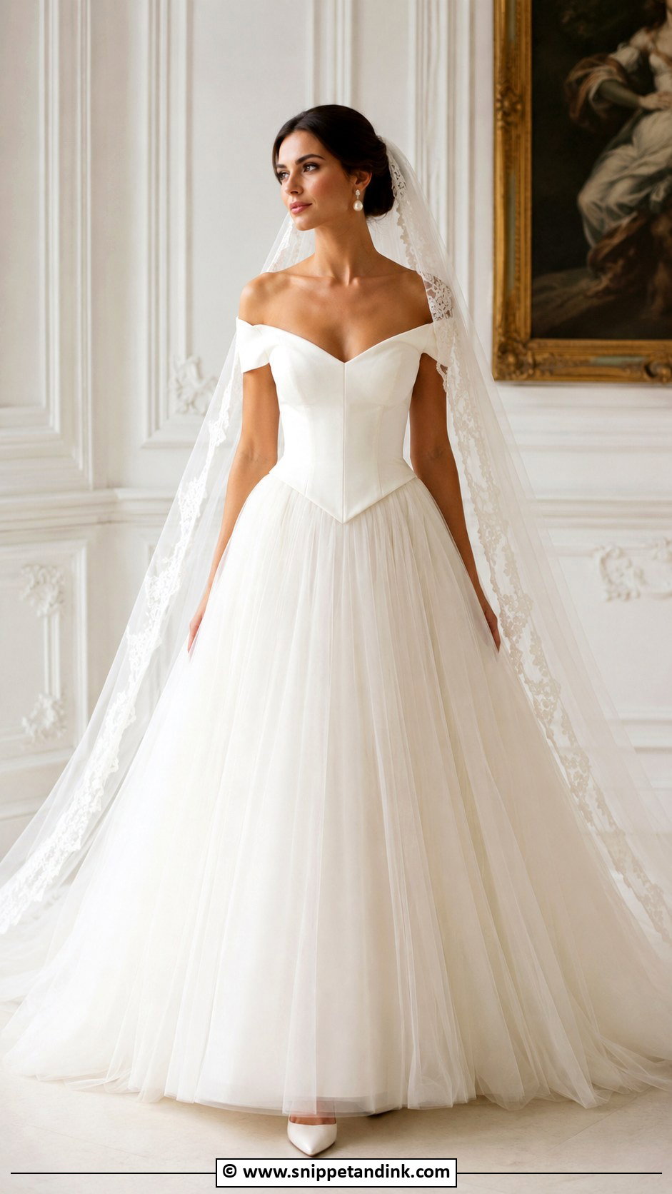 Basque Waist Wedding Dress - Snippet and Ink - 25 Vintage Style Wedding Dresses