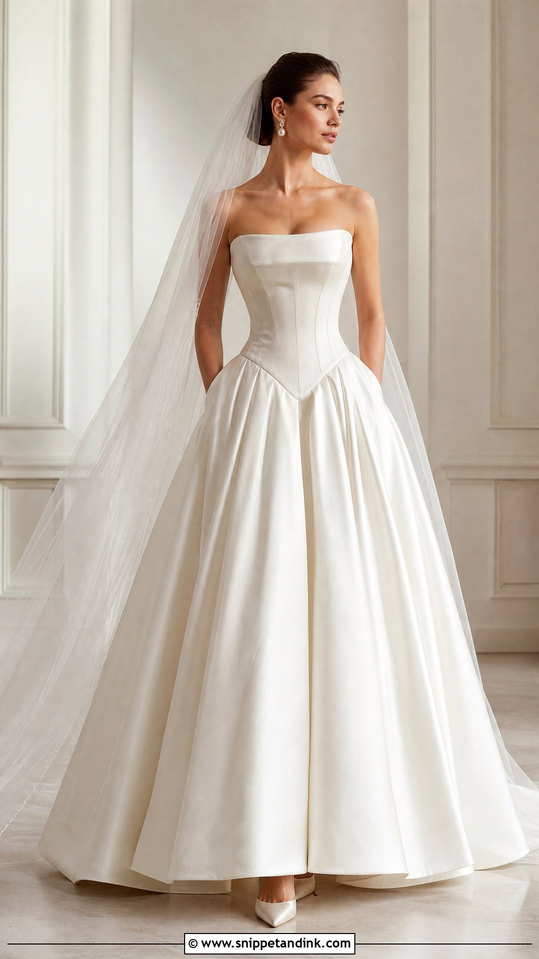 Basque Waist Wedding Dress - Snippet and Ink - 25 New Wedding Dresses