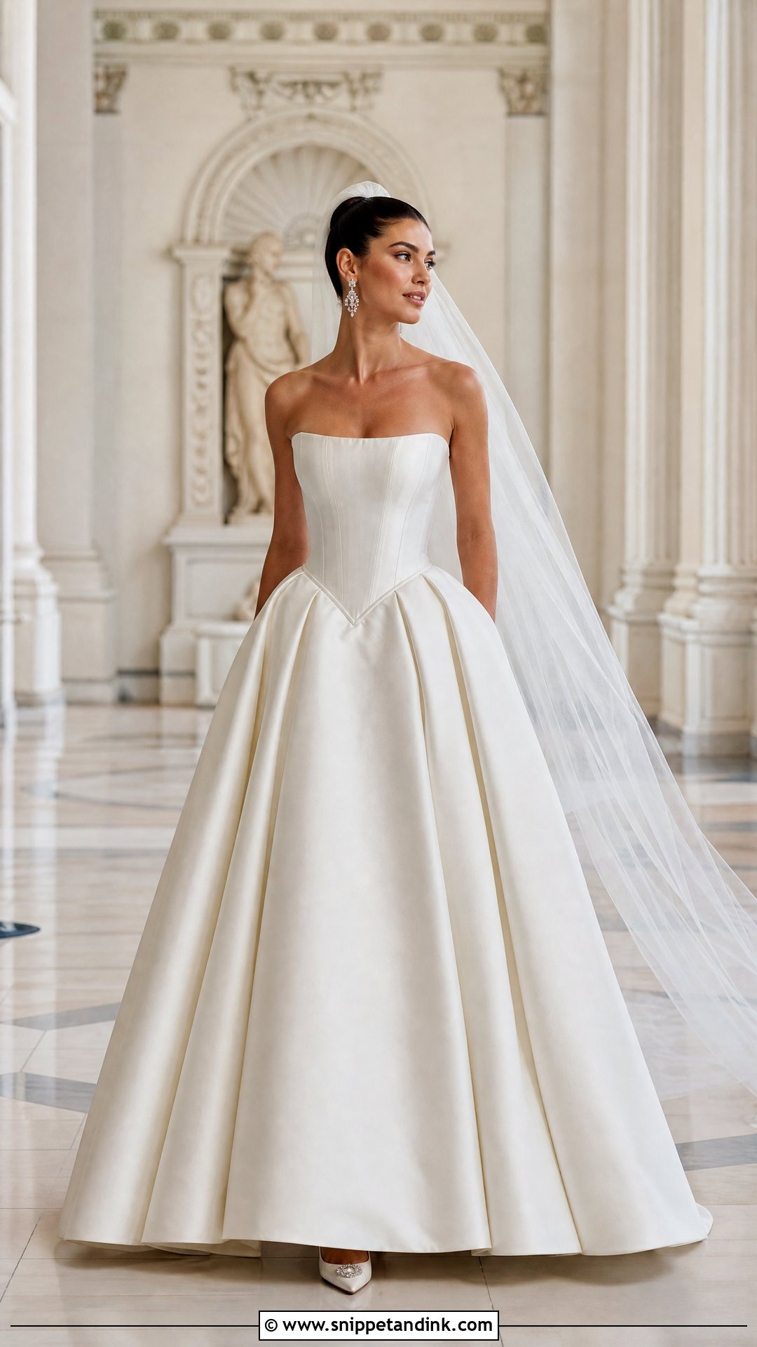 Basque Waist Wedding Dress - Snippet and Ink - 25 Wedding Dresses 2026 Bride
