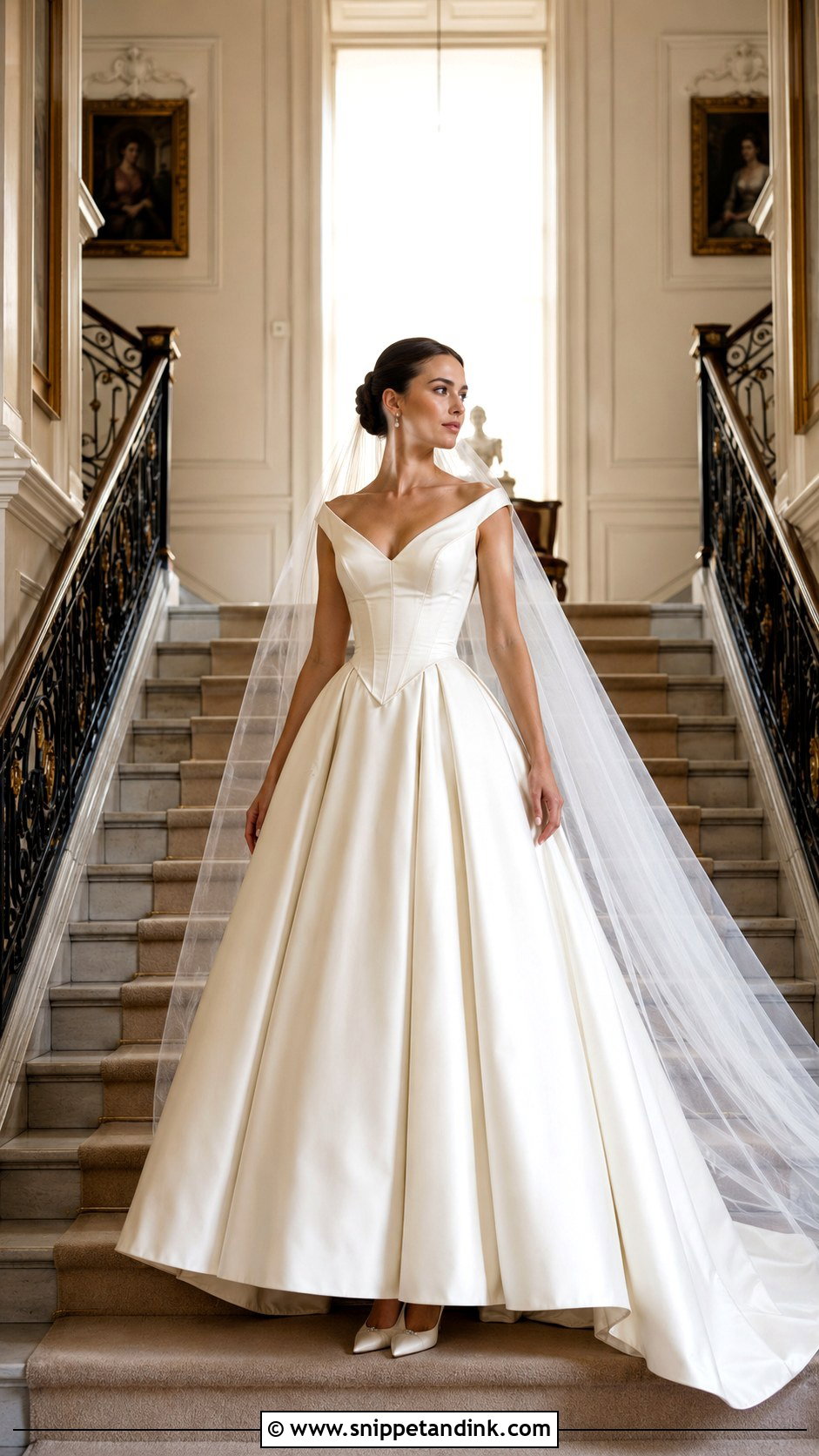 Basque Waist Wedding Dress - Snippet and Ink - 20 Classy Wedding Dress Inspiration Ideas