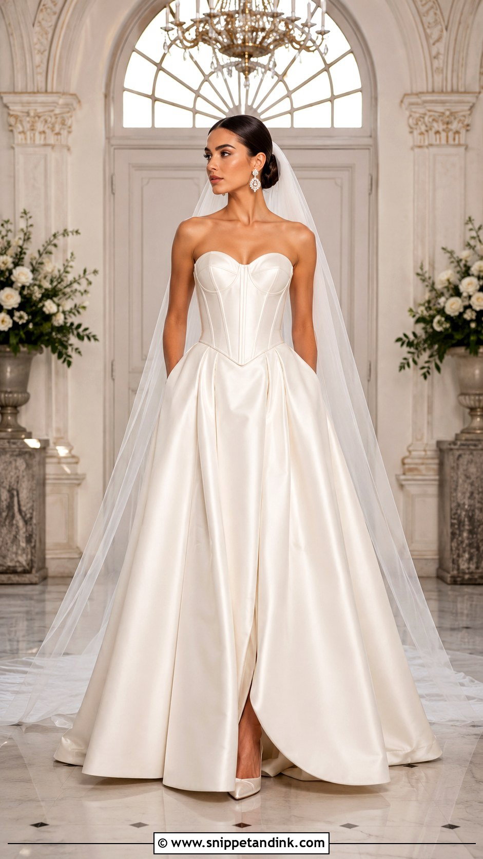 Basque Waist Wedding Dress - Snippet and Ink - 20 Dream Wedding Dresses Ideas the Bride