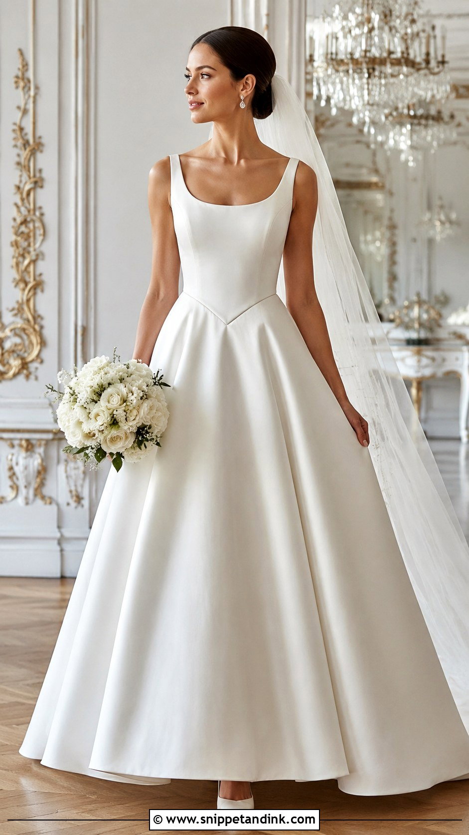 Basque Waist Wedding Dress - Snippet and Ink - 20 Easy Wedding Dress Ideas