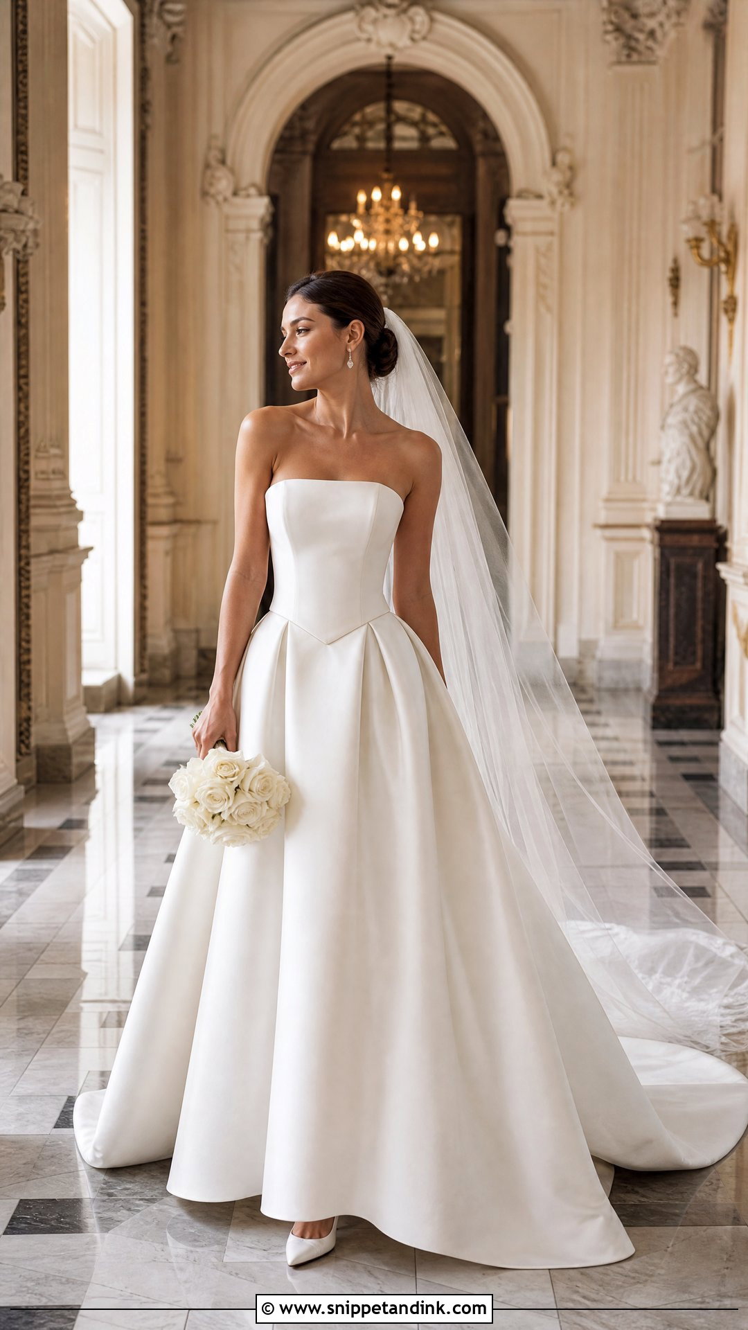 Basque Waist Wtoo Wedding Dress - Snippet and Ink - 20 Wtoo By Watters Wedding Dress Ideas