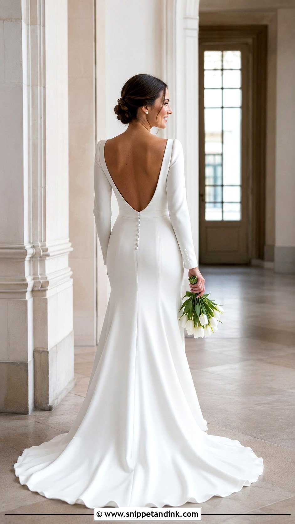 Bateau Neck Wedding Dress - Snippet and Ink - 20 Simple Chic Wedding Dress Ideas