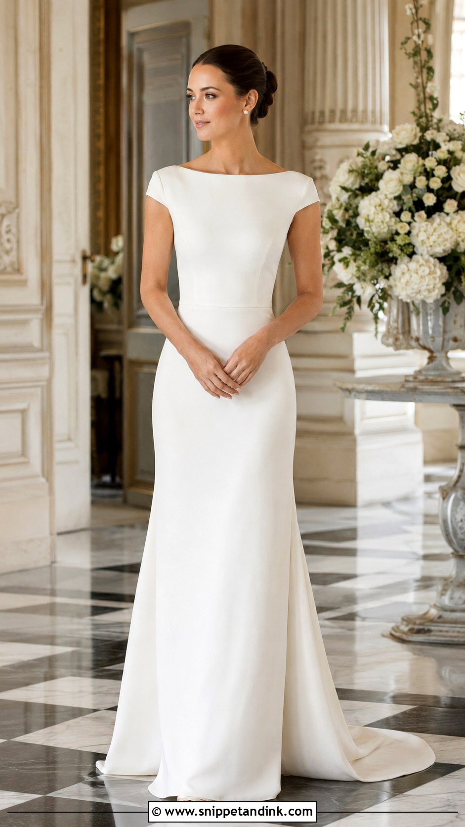 Bateau Neck Wedding Dress - Snippet and Ink - 25 Wedding Dresses Simple Elegant Classy