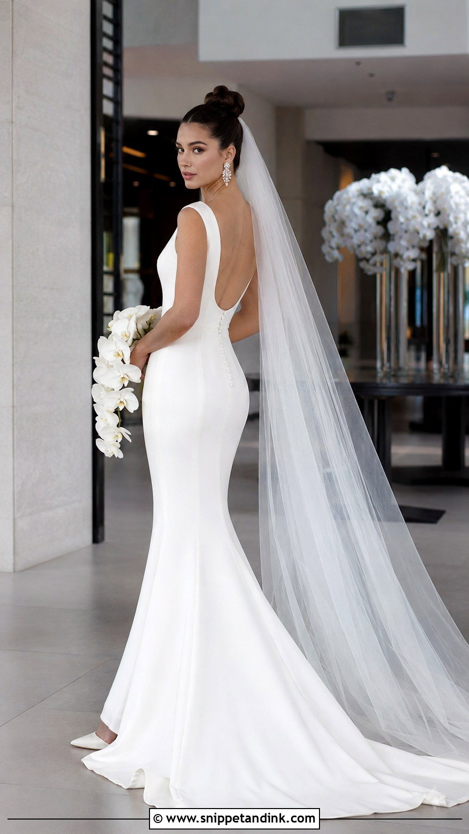 Bateau Neckline Mermaid Wedding Dress - Snippet and Ink - 20 Bateau Neckline Wedding Dress Ideas